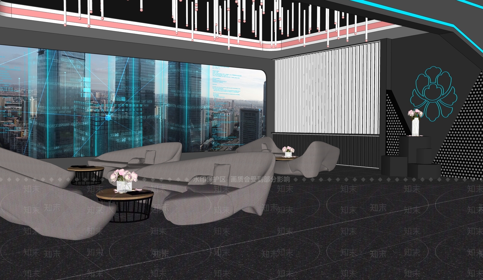 现代其他公共空间SU模型下载【ID:1172624982】