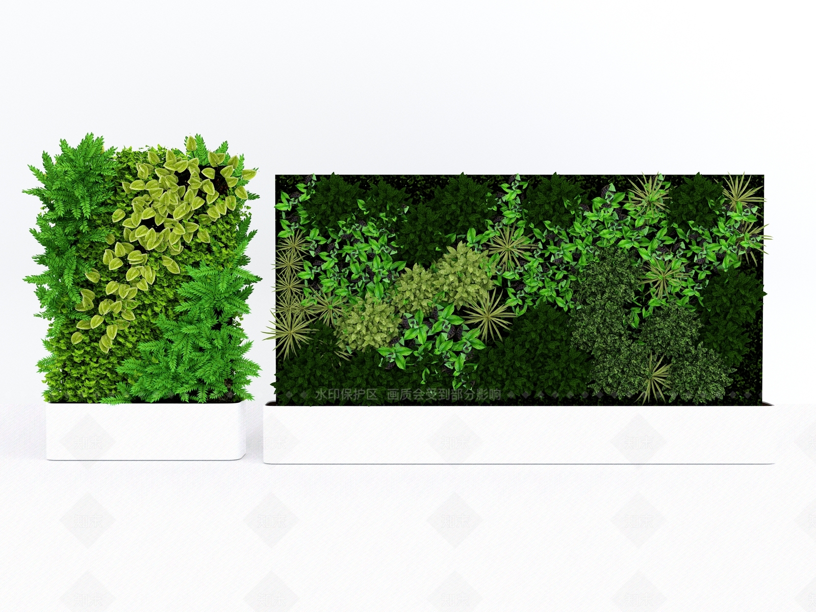 绿植墙3D模型下载【ID:1172624797】