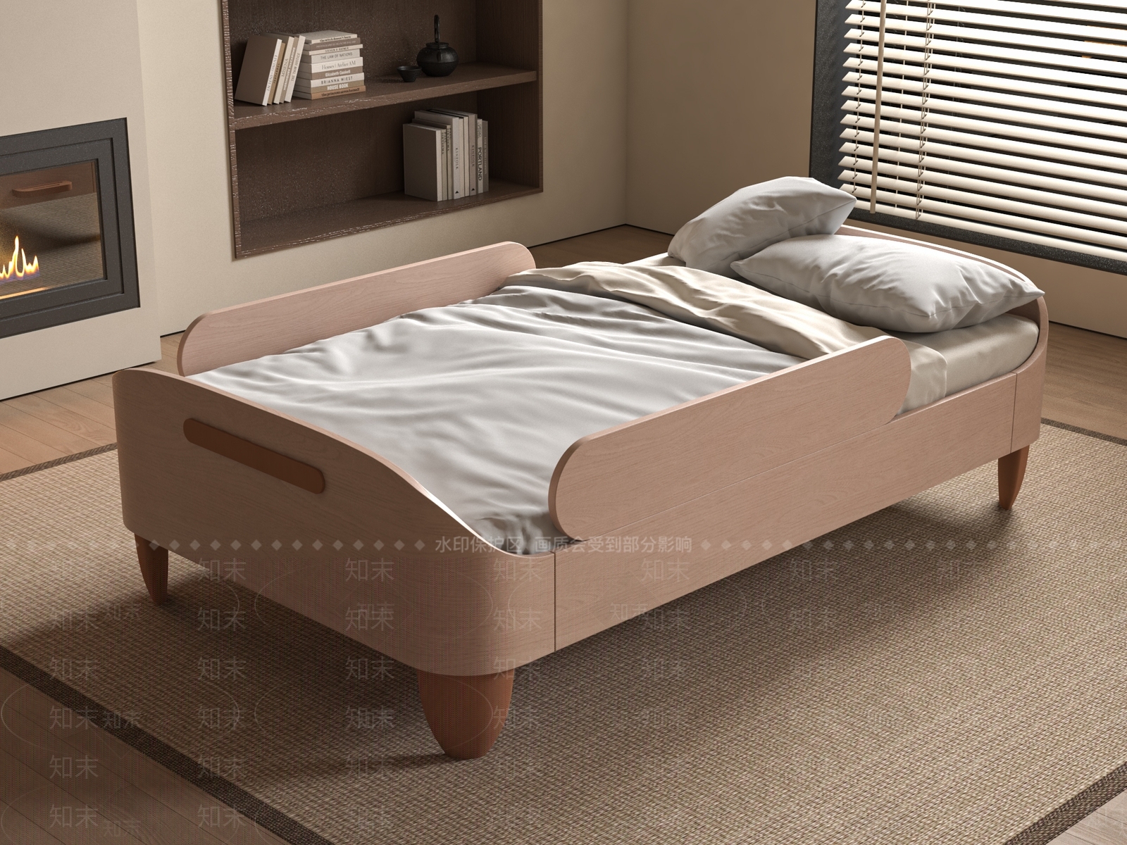 儿童床3D模型下载【ID:1172627886】