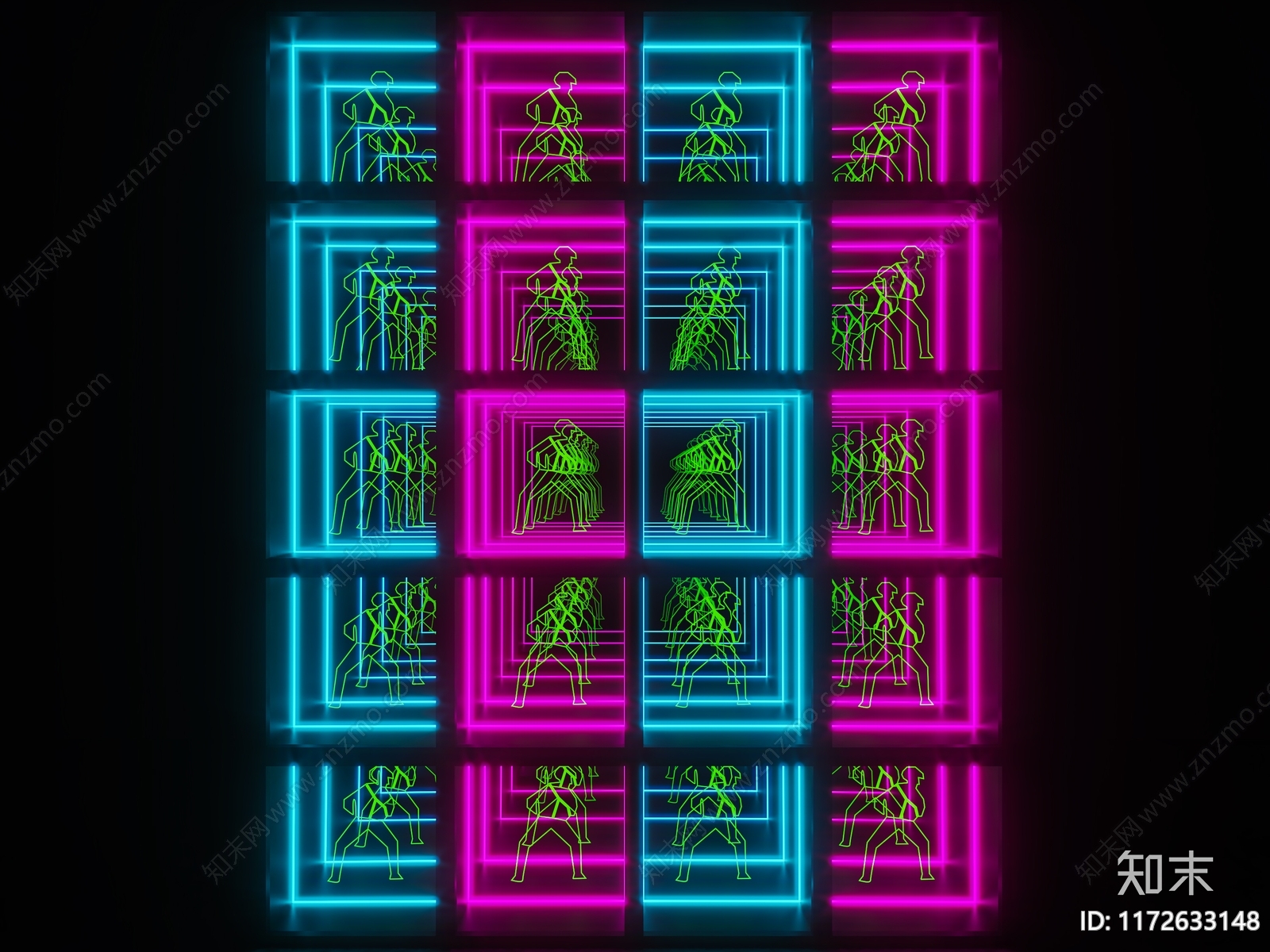 现代意式深渊镜3D模型下载【ID:1172633148】