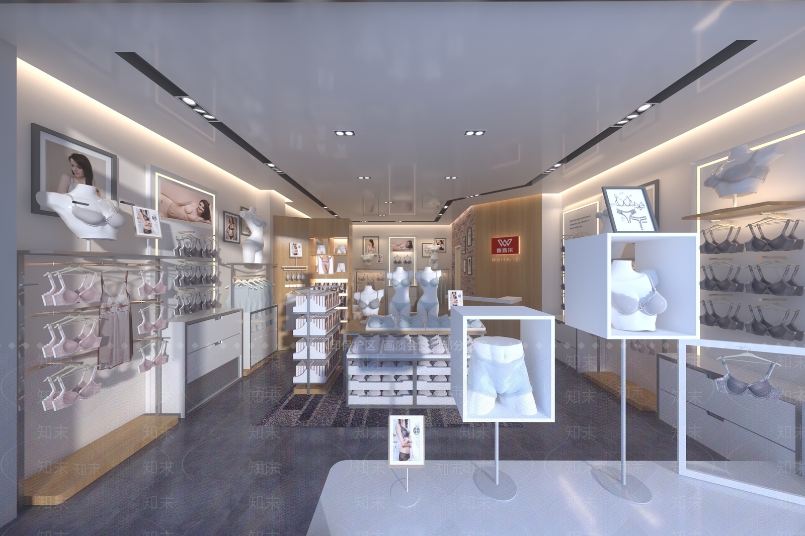 现代简约家居专卖店3D模型下载【ID:1172650539】