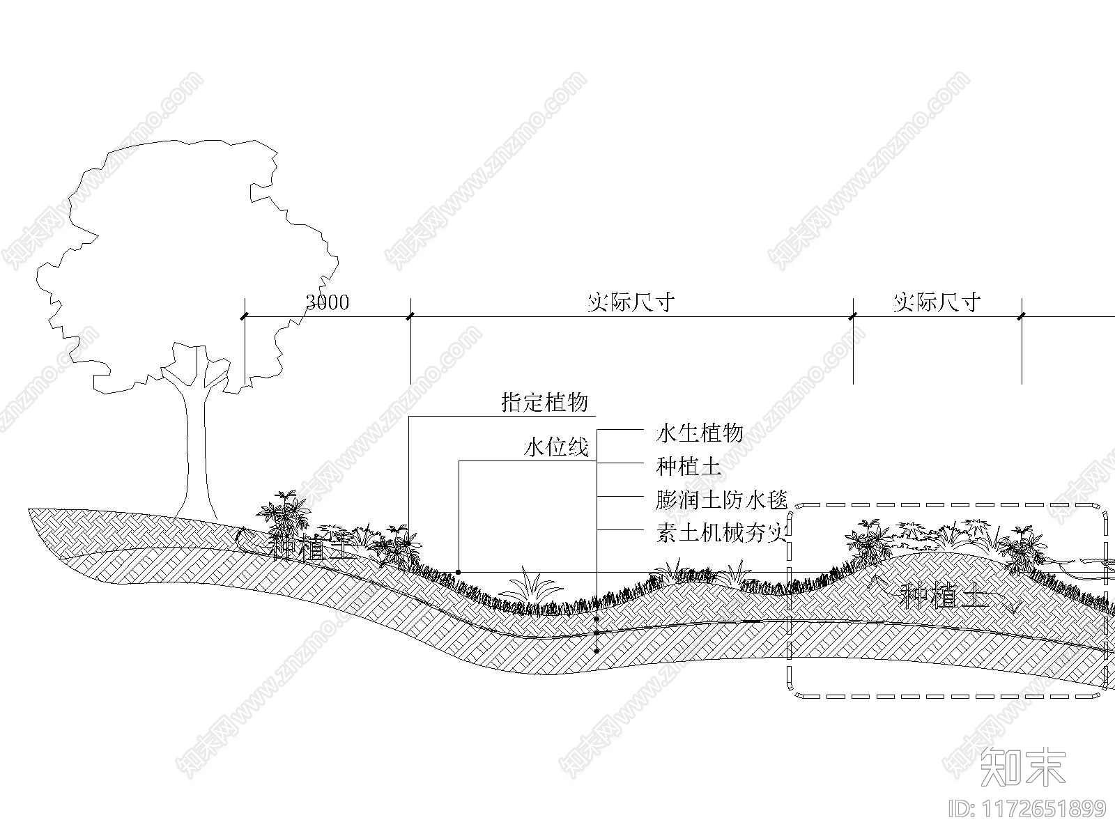 现代简约公园景观施工图下载【ID:1172651899】