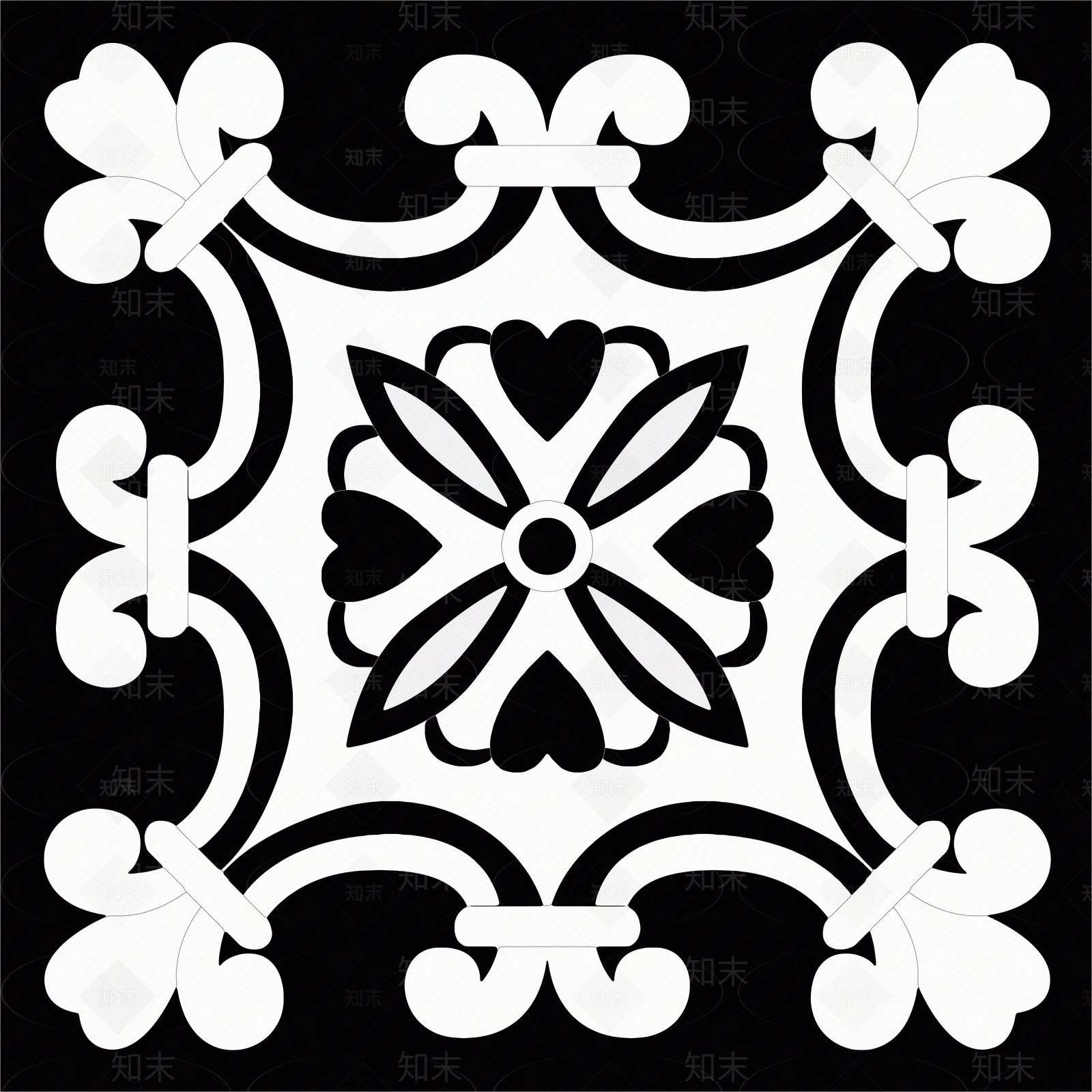 欧式美式黑白凹凸贴图下载【ID:1172653249】