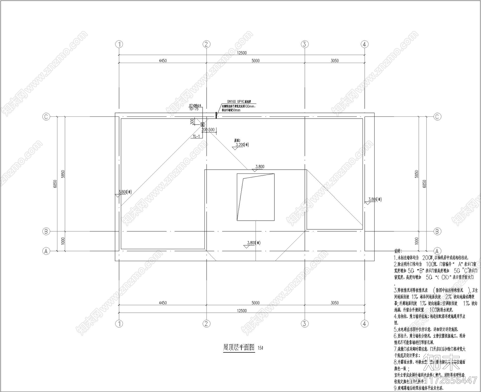 现代公厕cad施工图下载【ID:1172656447】