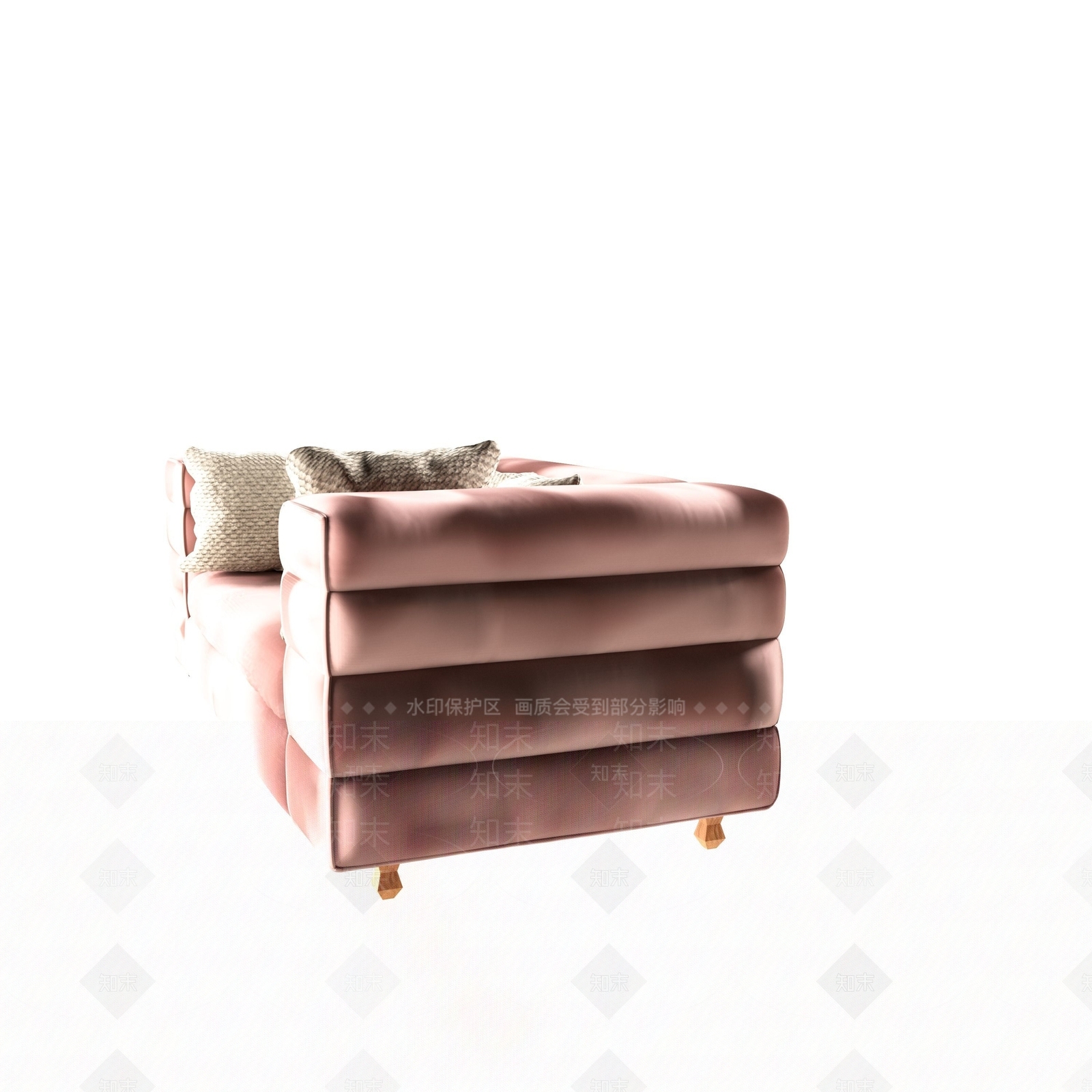 单人沙发3D模型下载【ID:1172663783】