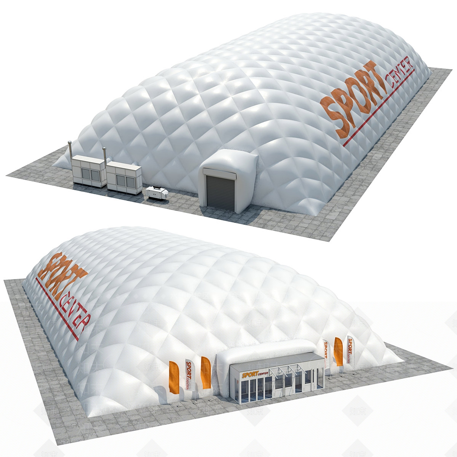 现代欧式其他商业建筑3D模型下载【ID:1172665123】