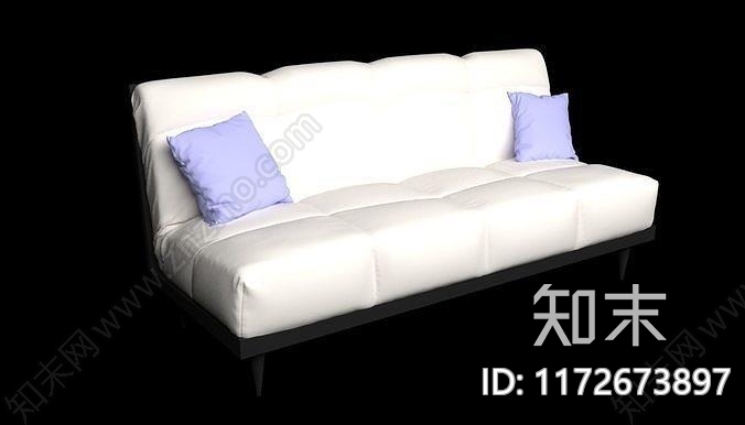 单人沙发3D模型下载【ID:1172673897】