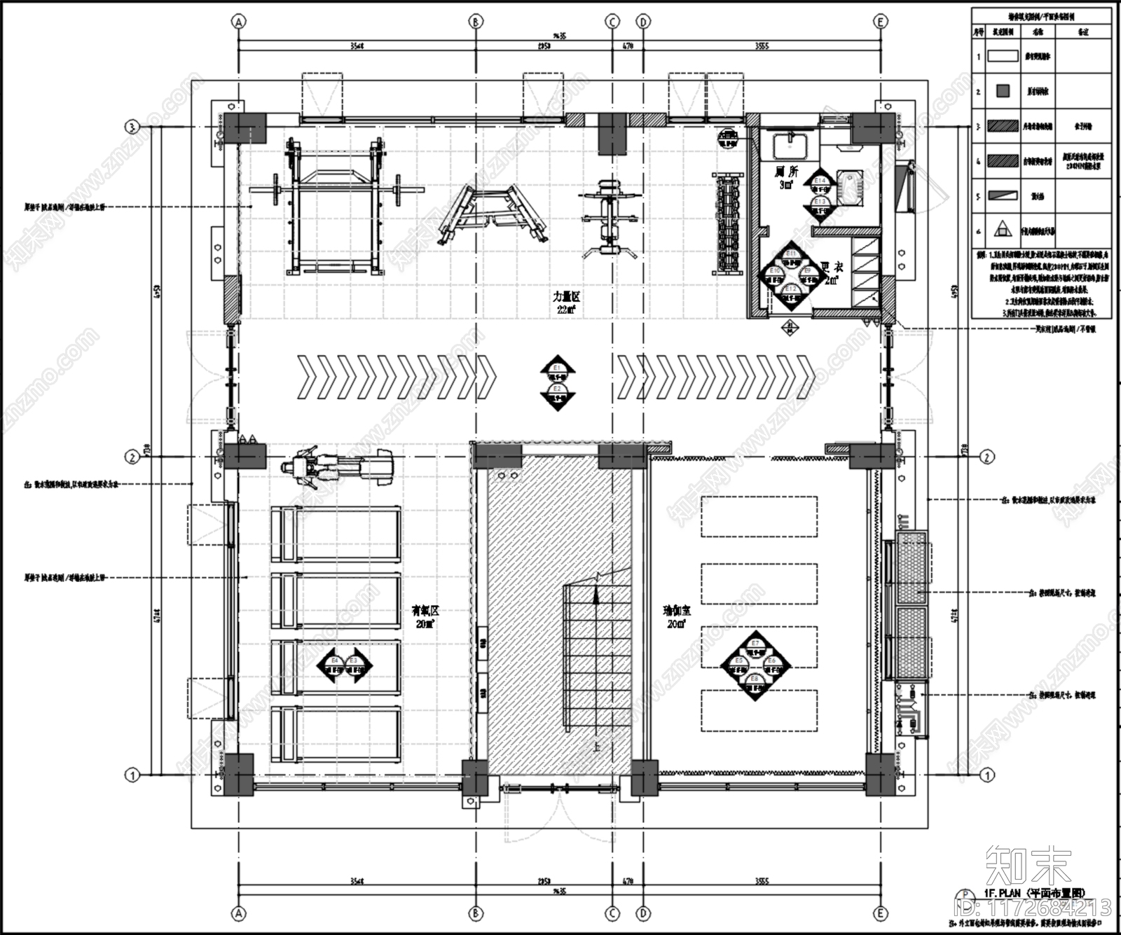 现代其他公共空间cad施工图下载【ID:1172684213】