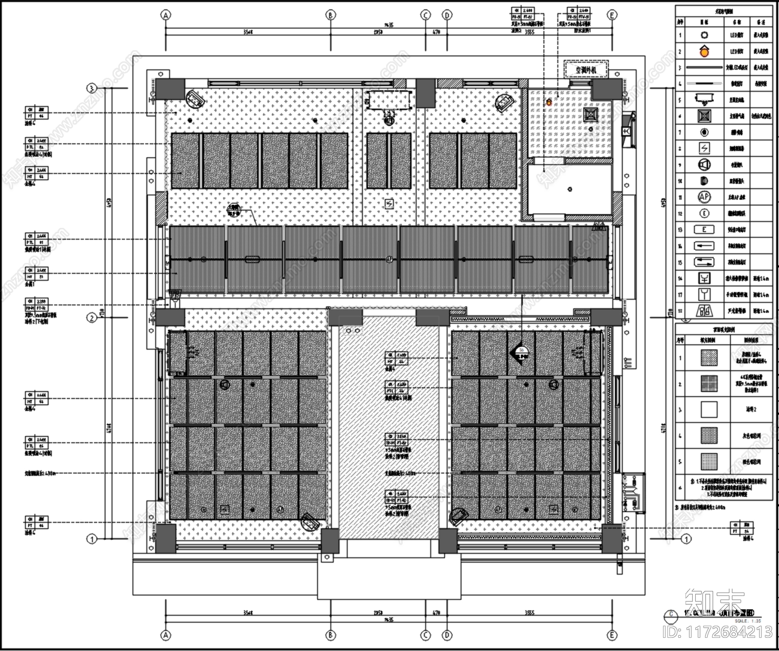 现代其他公共空间cad施工图下载【ID:1172684213】