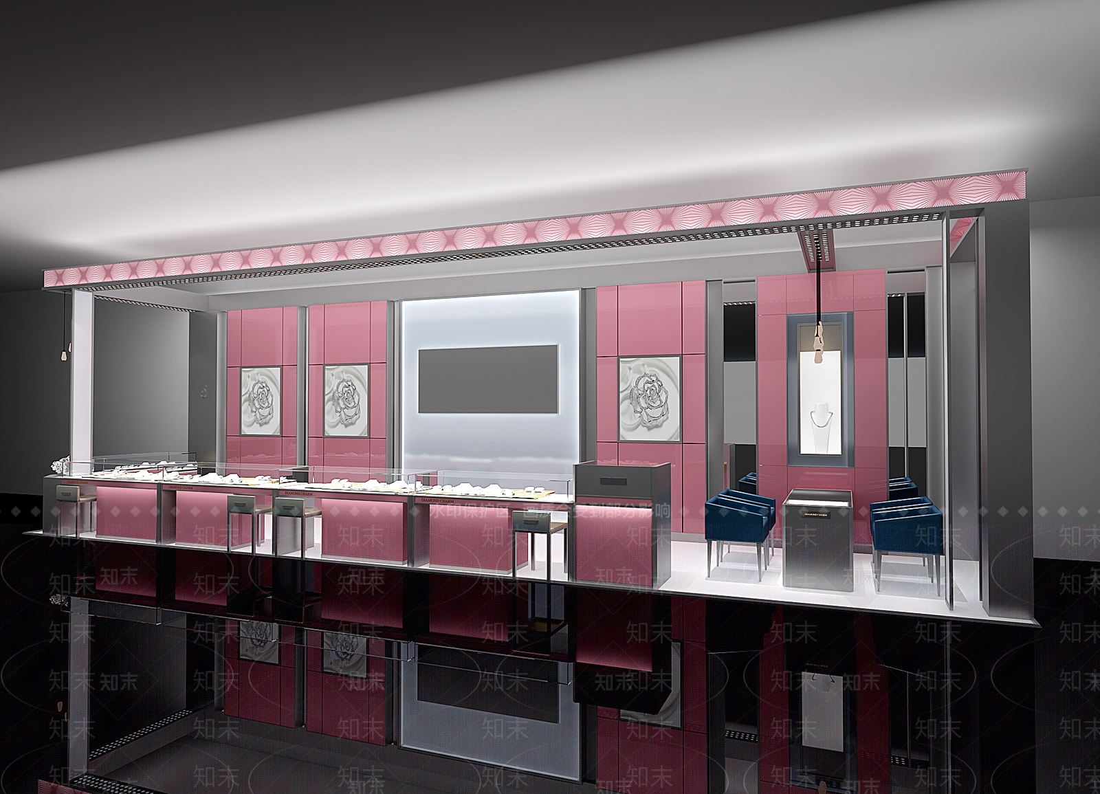 现代珠宝店3D模型下载【ID:1172690051】