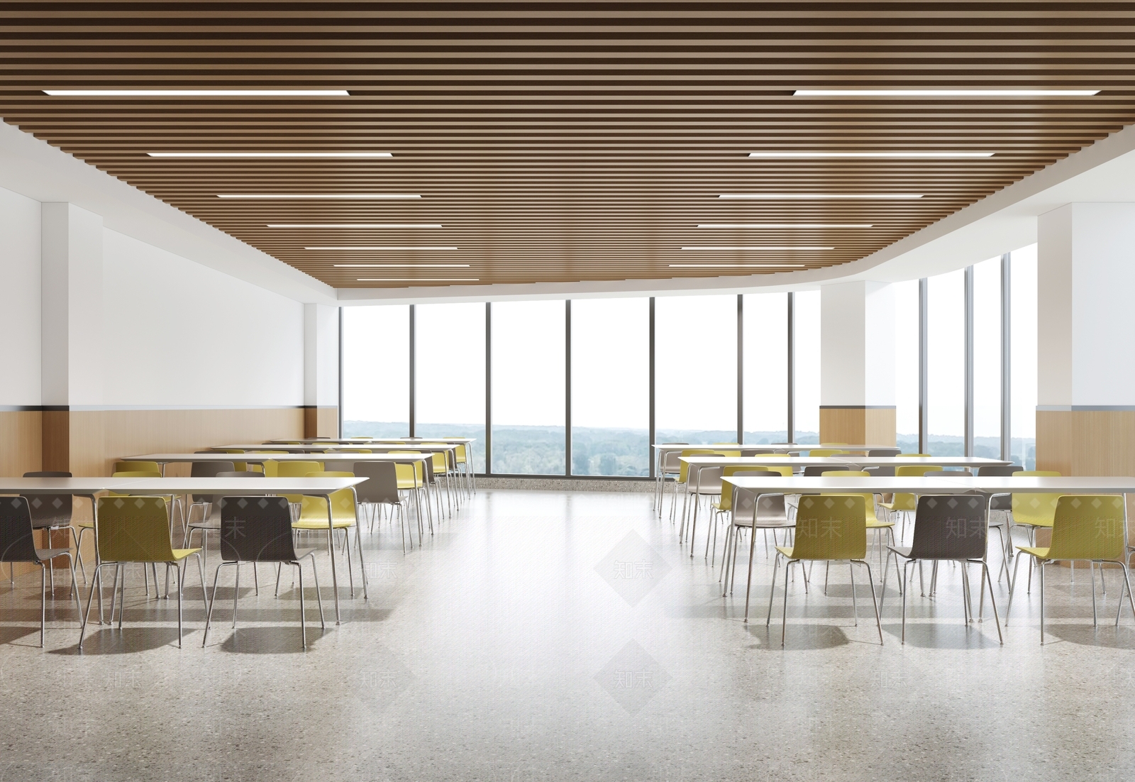 现代自助餐厅3D模型下载【ID:1173105607】