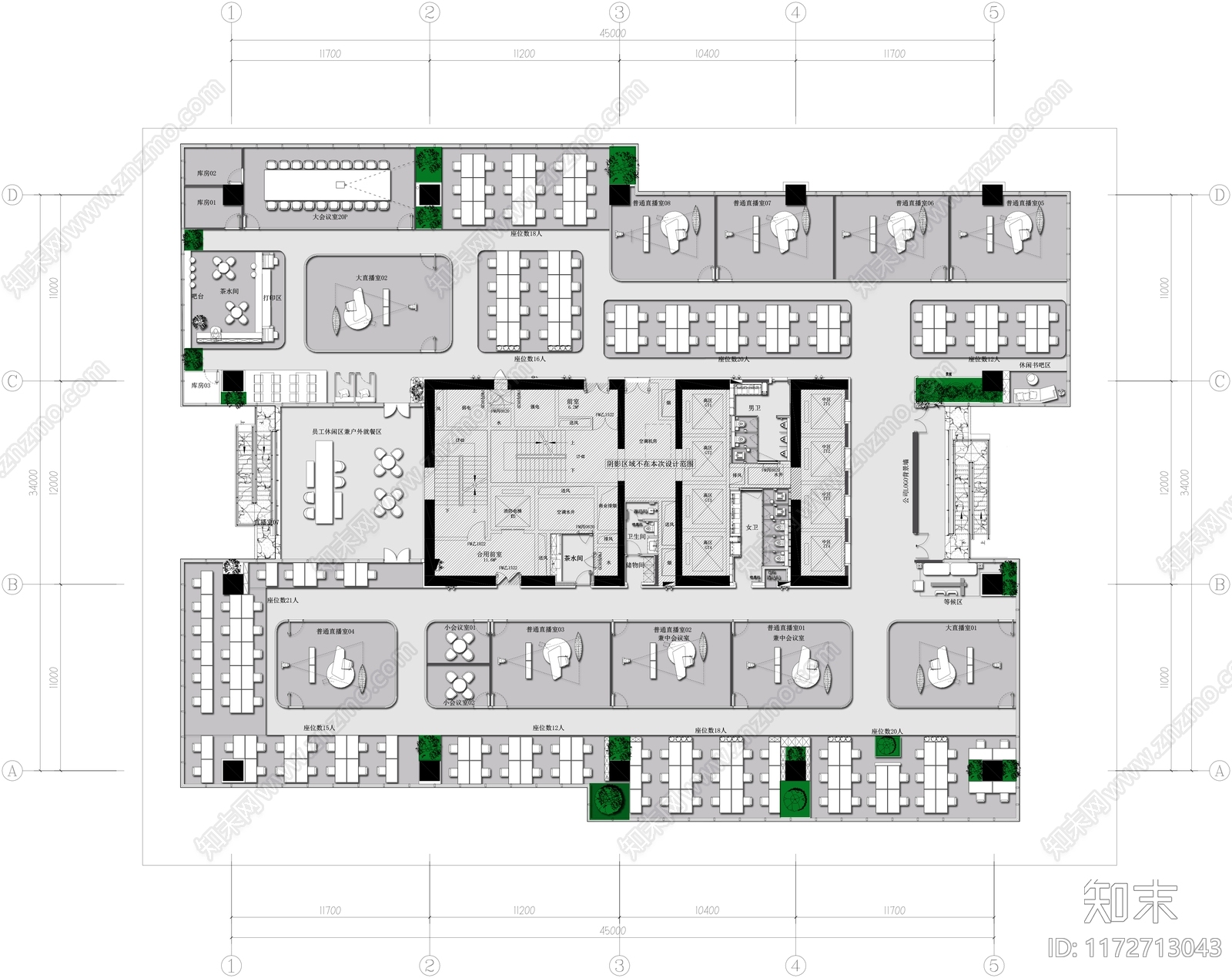 工装平面图施工图下载【ID:1172713043】