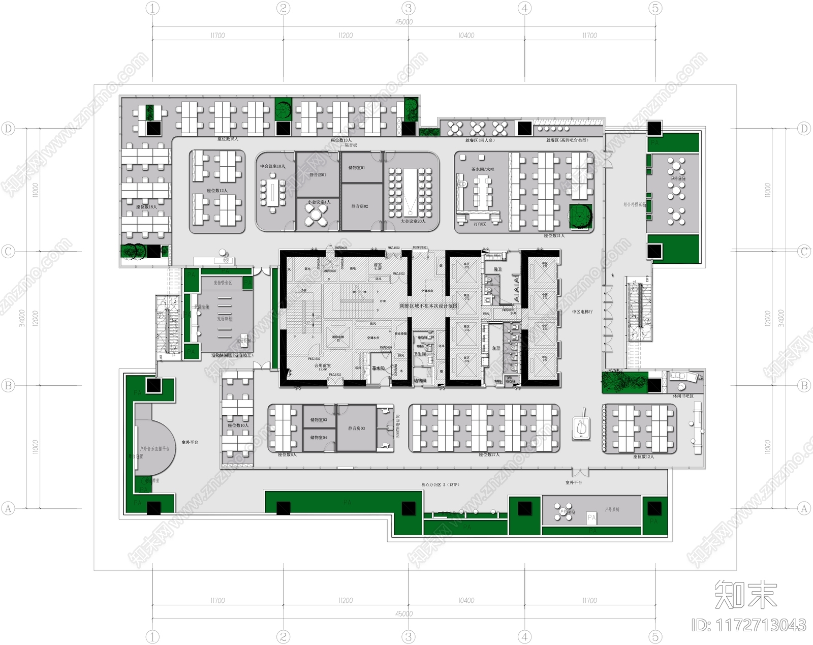 工装平面图施工图下载【ID:1172713043】