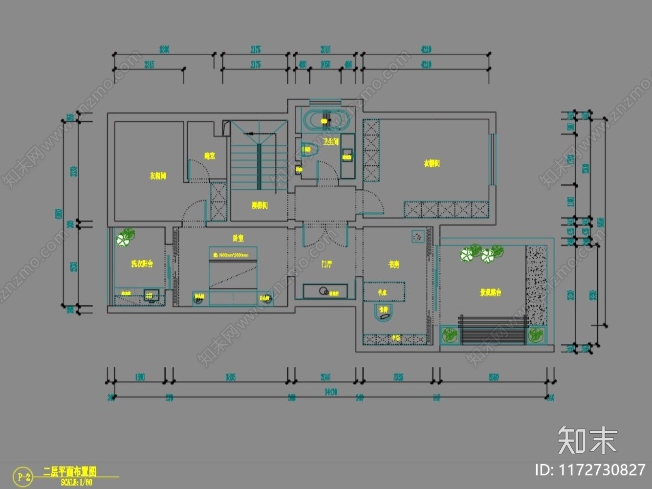 现代整体家装空间施工图下载【ID:1172730827】