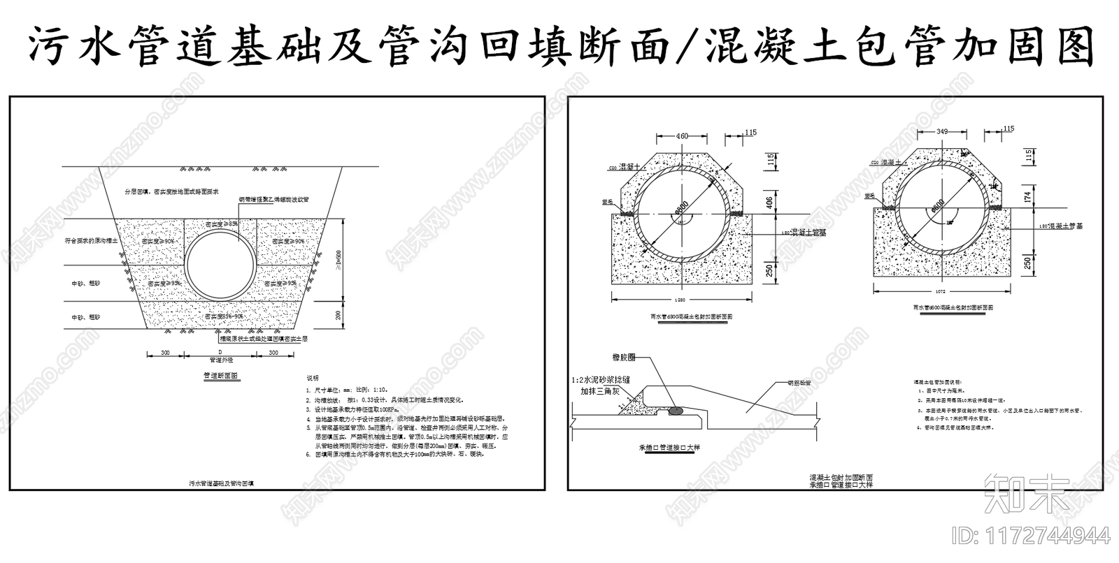 给排水节点详图施工图下载【ID:1172744944】