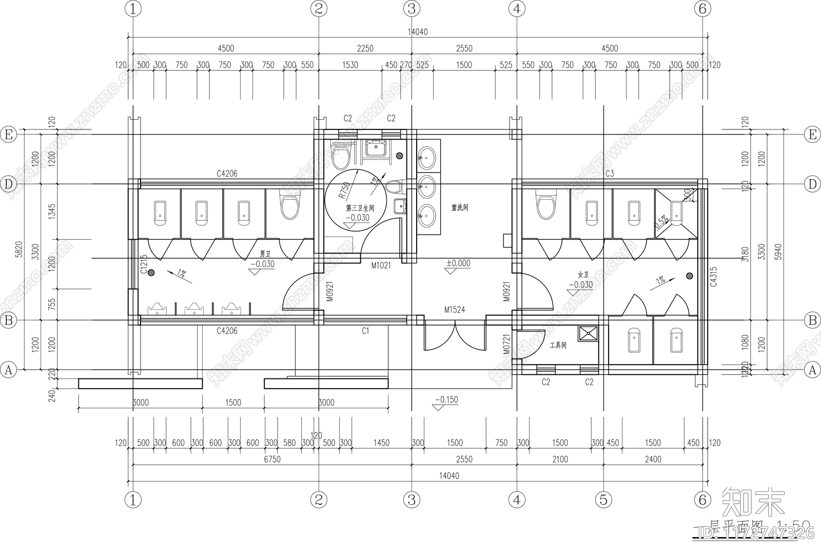 现代其他建筑施工图下载【ID:1172747326】