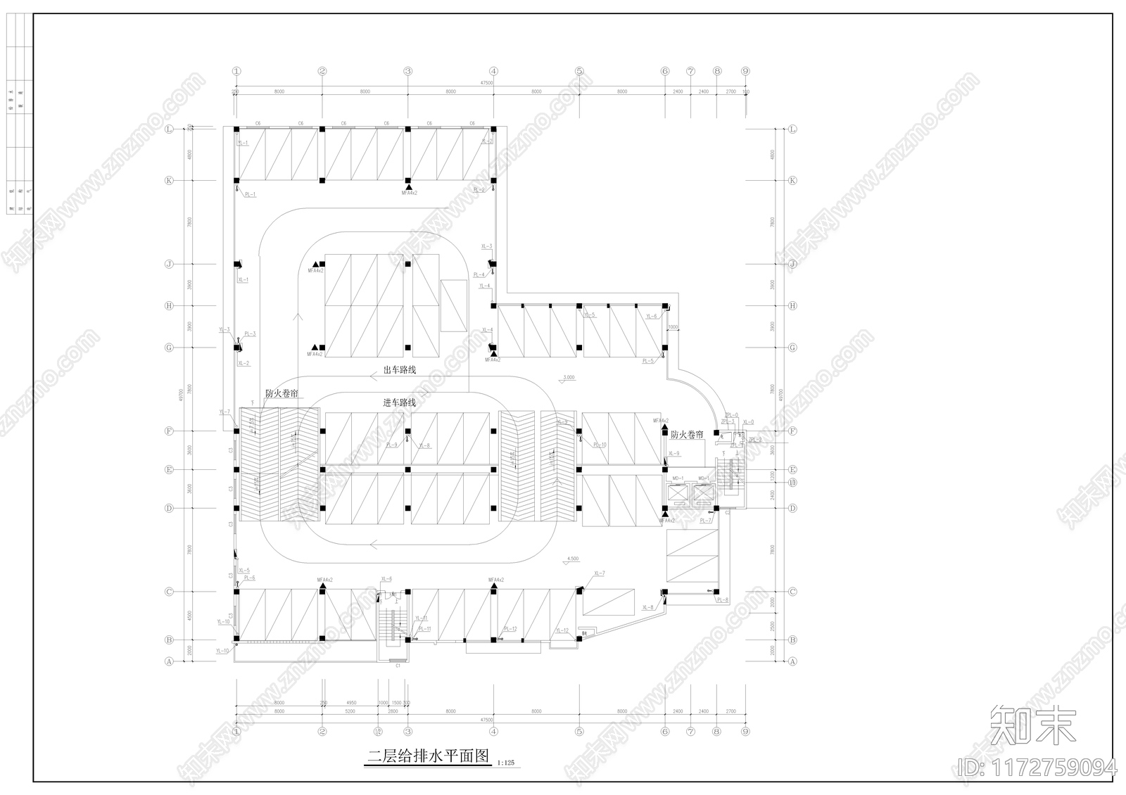 给排水图施工图下载【ID:1172759094】