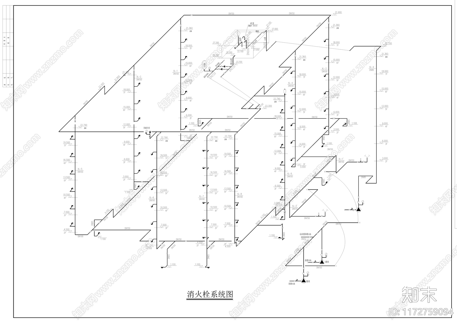 给排水图施工图下载【ID:1172759094】