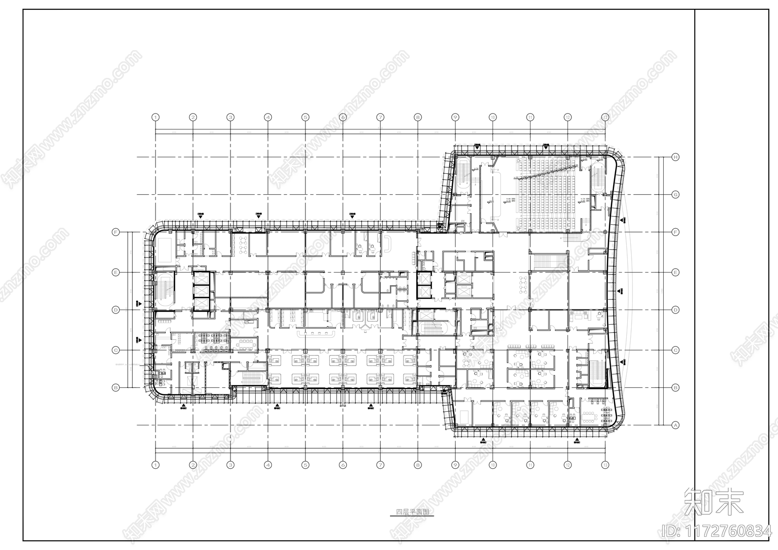 幕墙结构cad施工图下载【ID:1172760834】