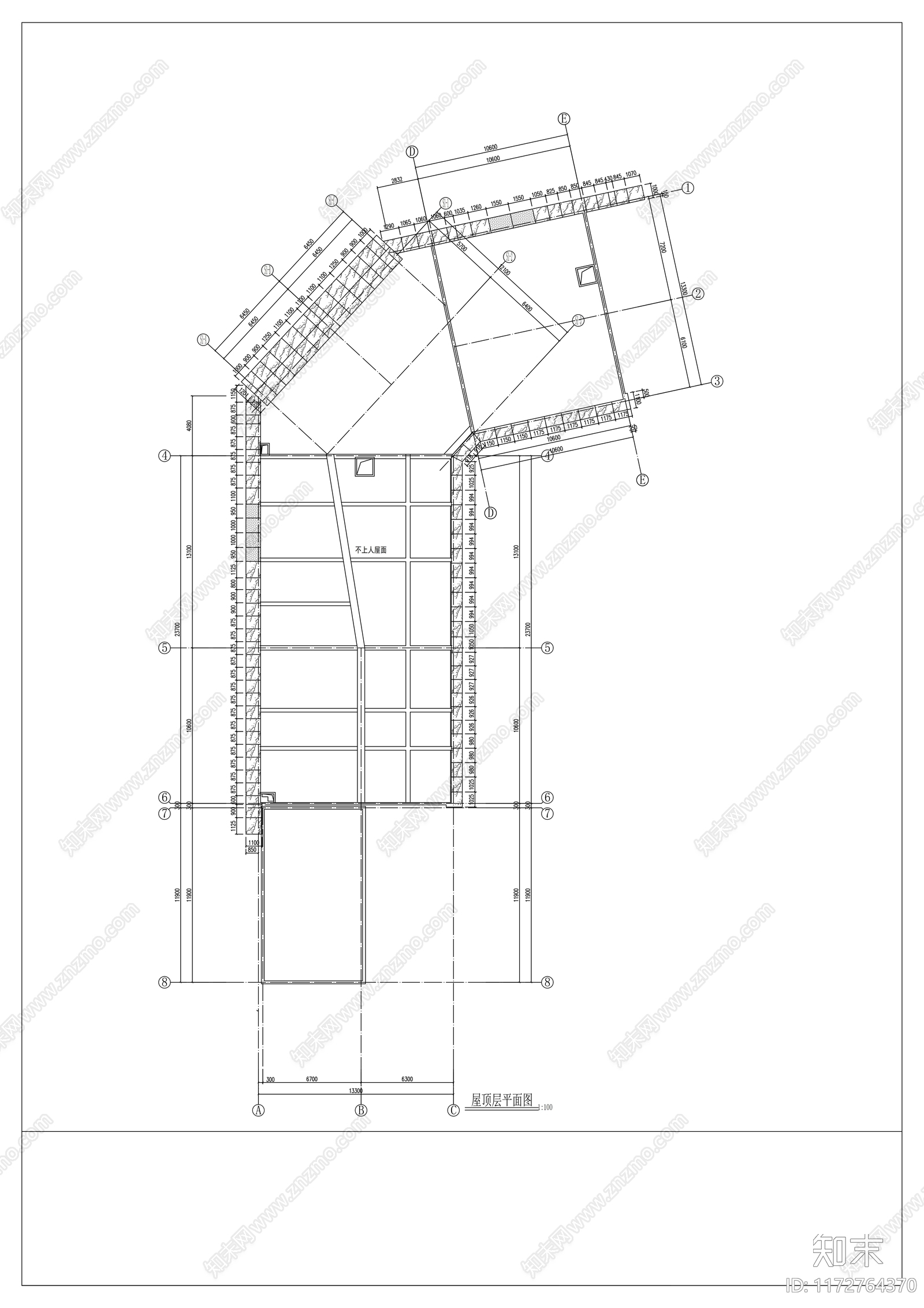 幕墙结构cad施工图下载【ID:1172764370】