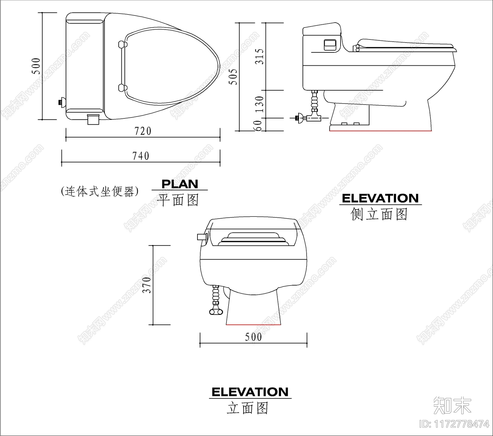 现代卫浴设施cad施工图下载【ID:1172778474】