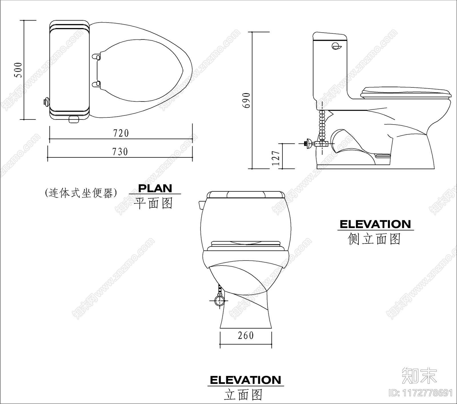 现代卫浴设施cad施工图下载【ID:1172778691】