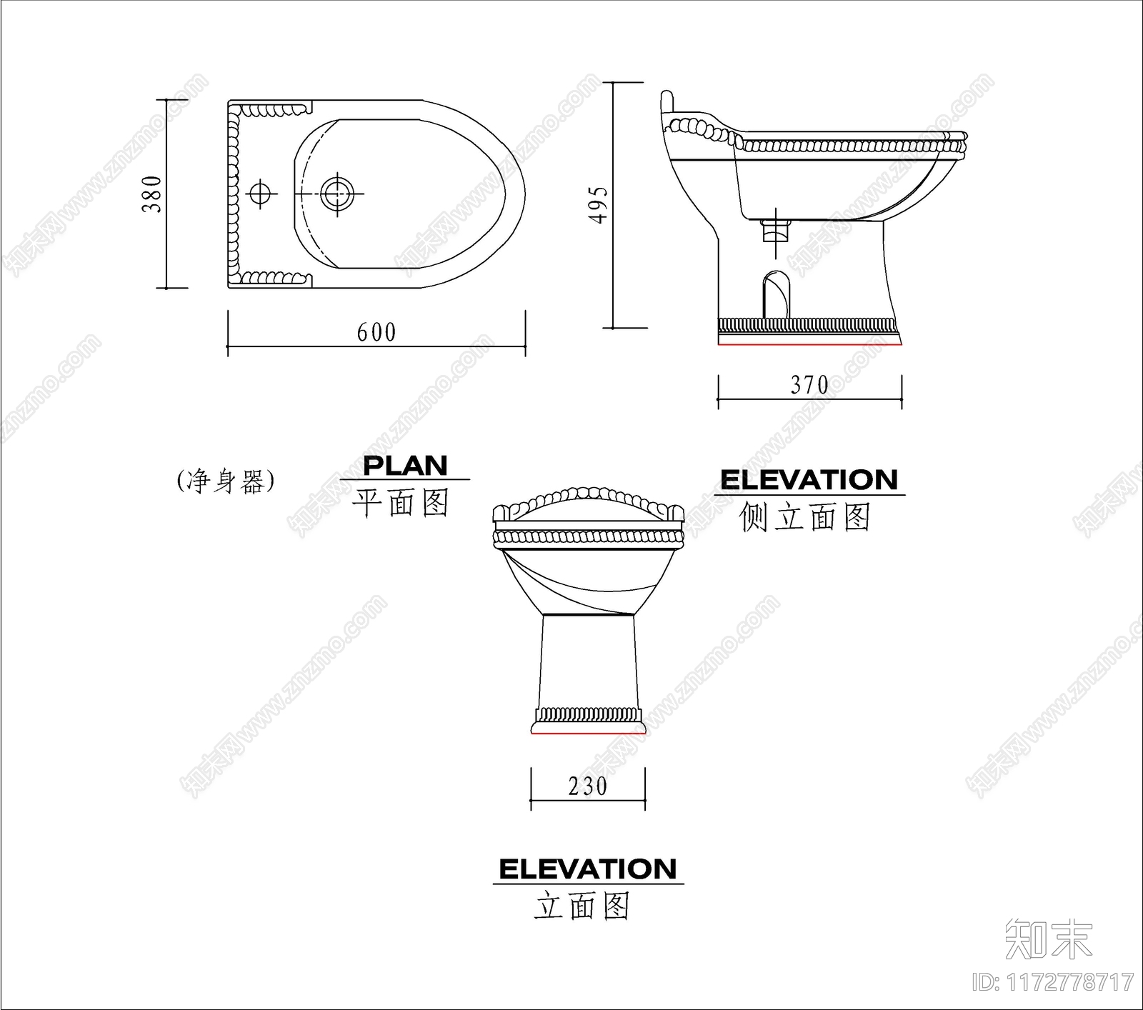 现代卫浴设施cad施工图下载【ID:1172778717】
