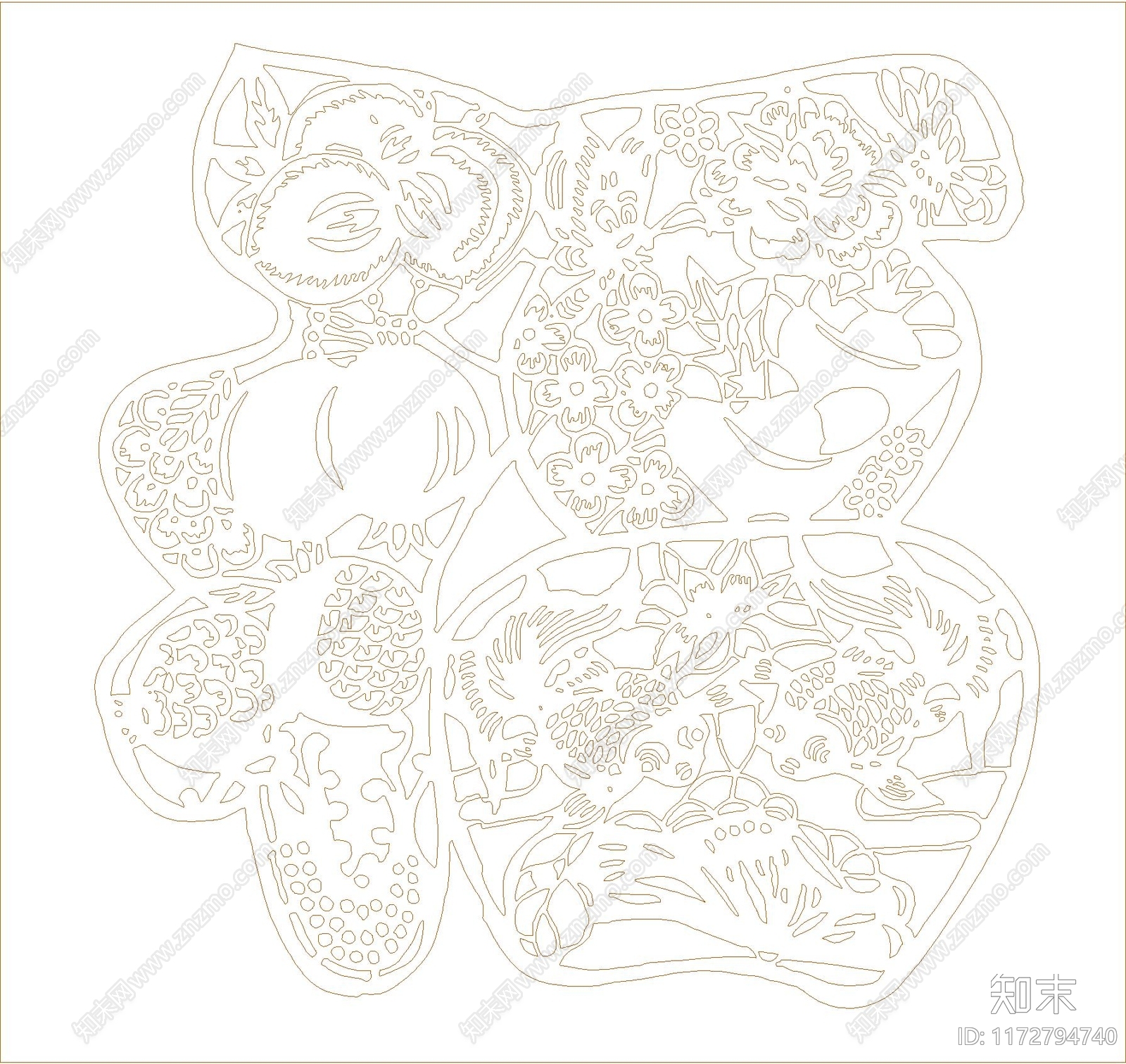 新中式中式其他图库施工图下载【ID:1172794740】