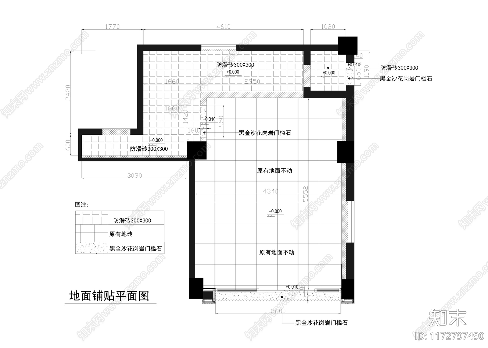 现代蛋糕店施工图下载【ID:1172797490】