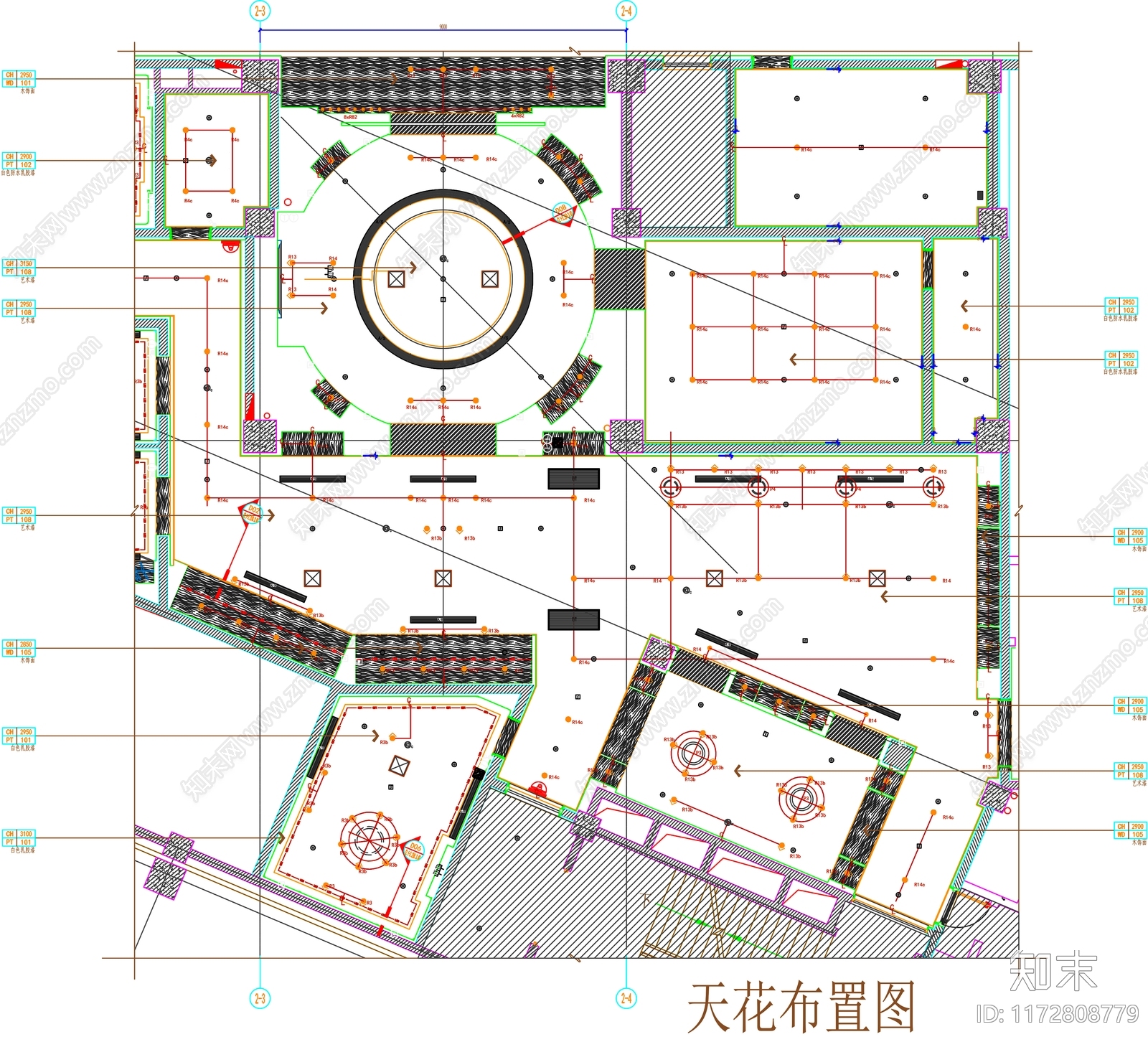 现代工装图库cad施工图下载【ID:1172808779】