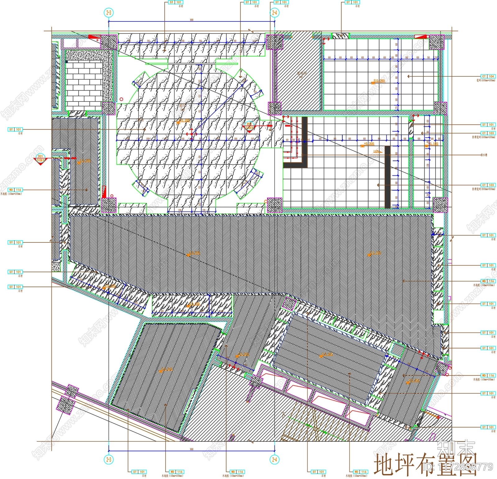 现代工装图库cad施工图下载【ID:1172808779】