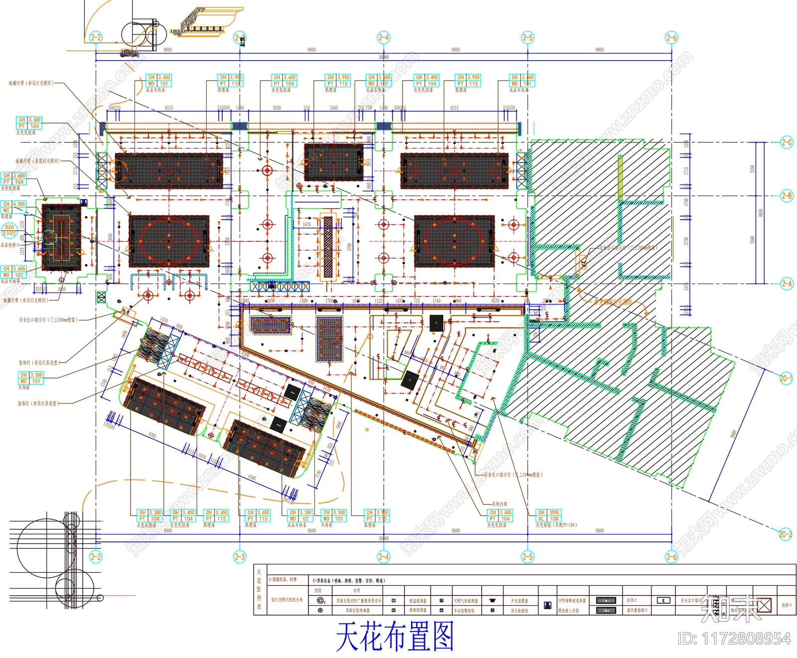 现代工装图库cad施工图下载【ID:1172808954】