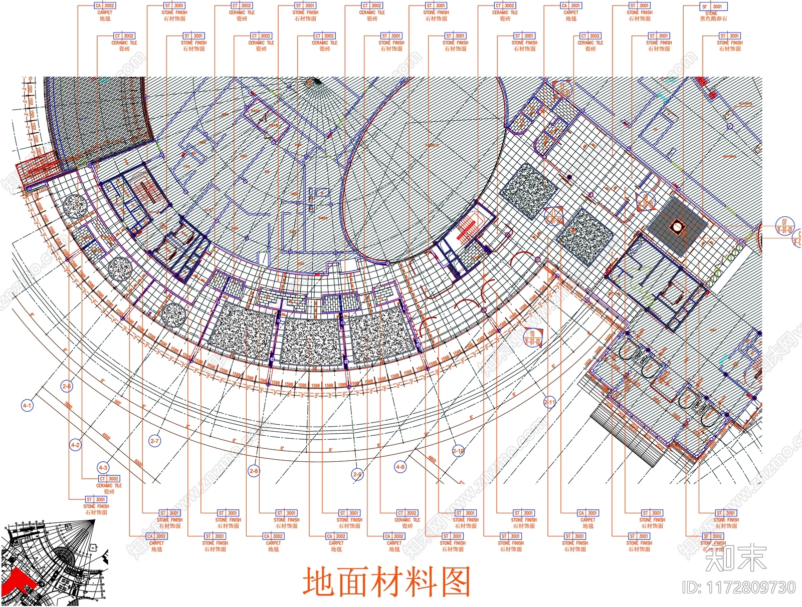 现代工装图库cad施工图下载【ID:1172809730】
