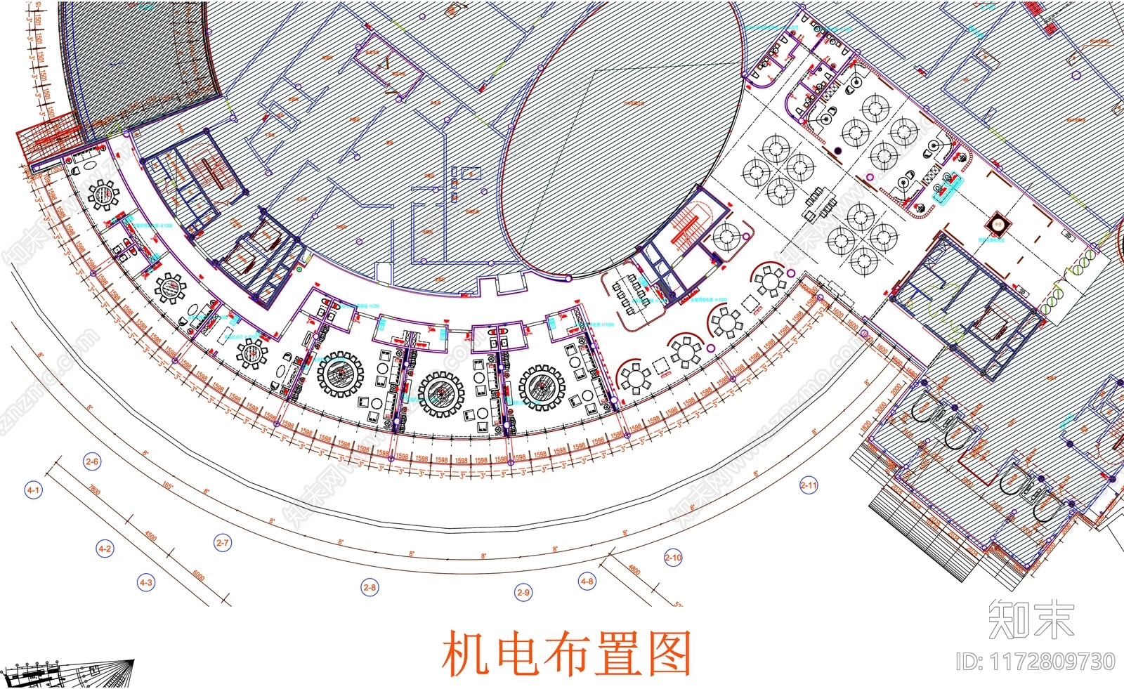 现代工装图库cad施工图下载【ID:1172809730】