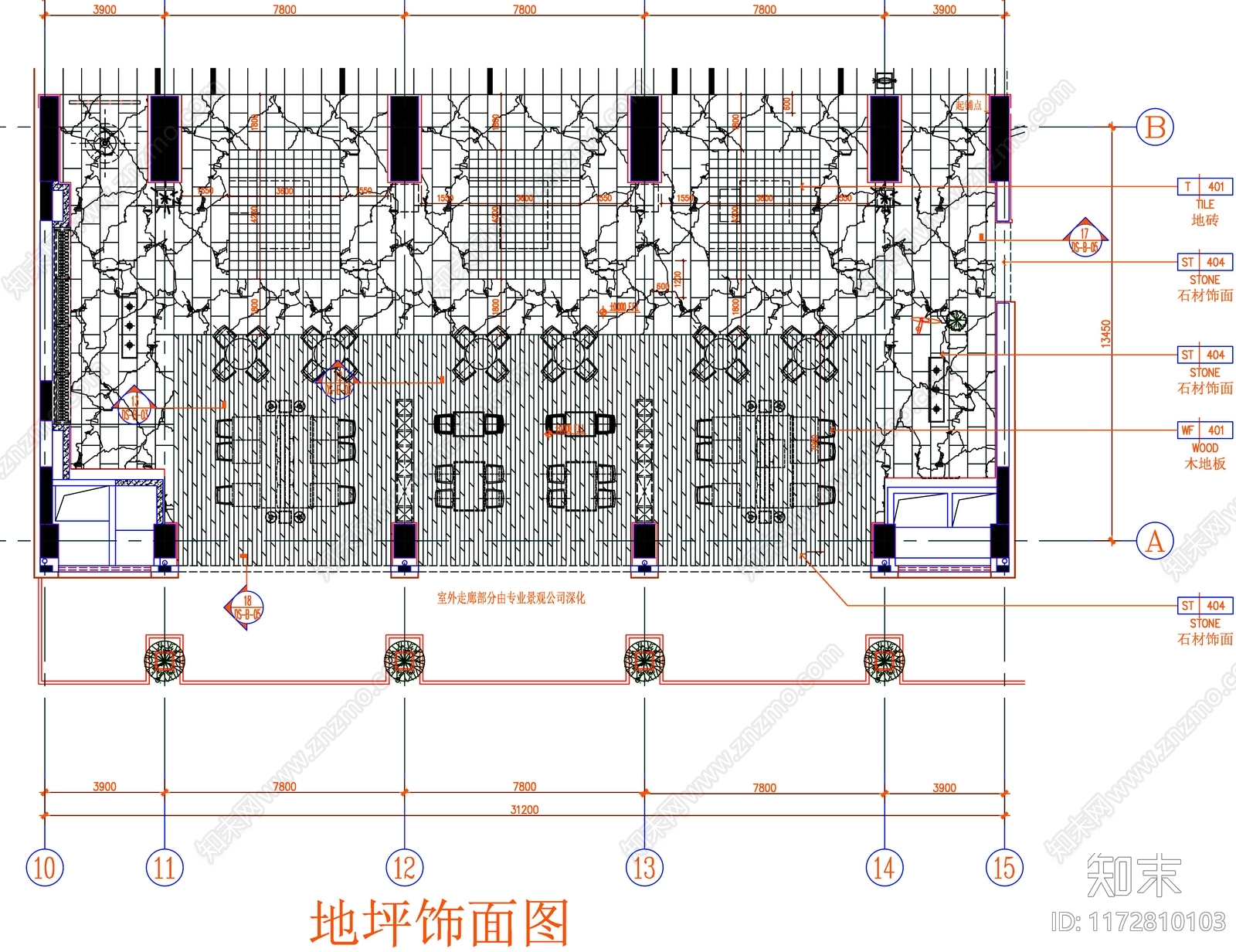 现代工装图库cad施工图下载【ID:1172810103】
