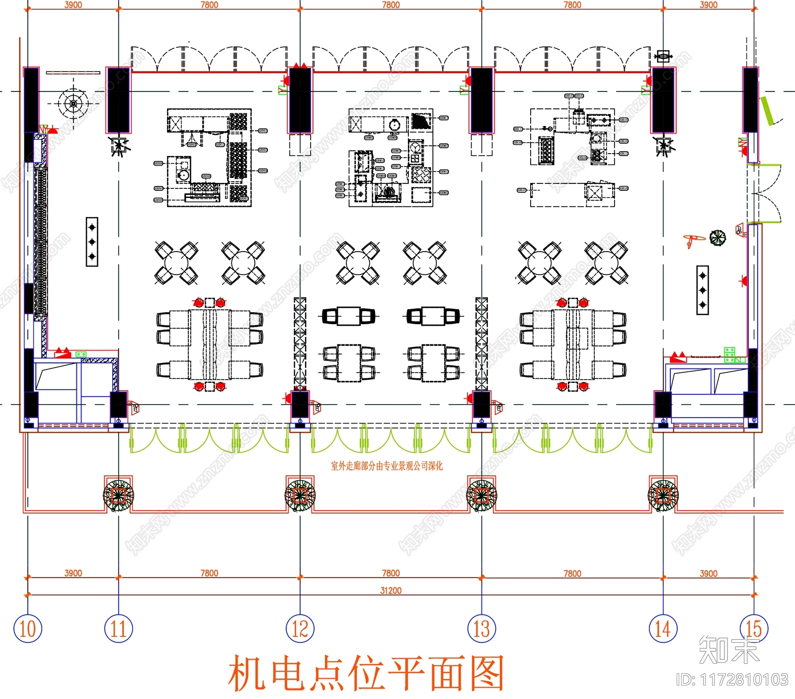 现代工装图库cad施工图下载【ID:1172810103】