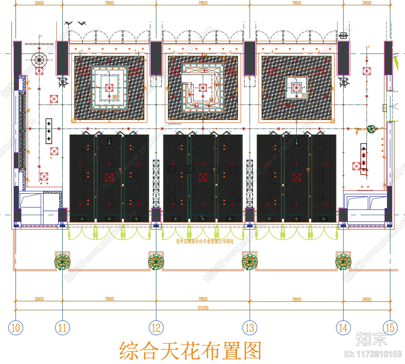 现代工装图库cad施工图下载【ID:1172810103】