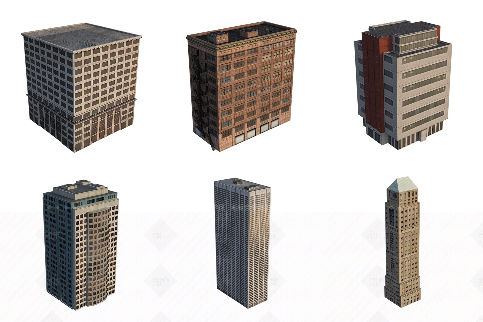 欧式其他商业建筑3D模型下载【ID:1172811364】