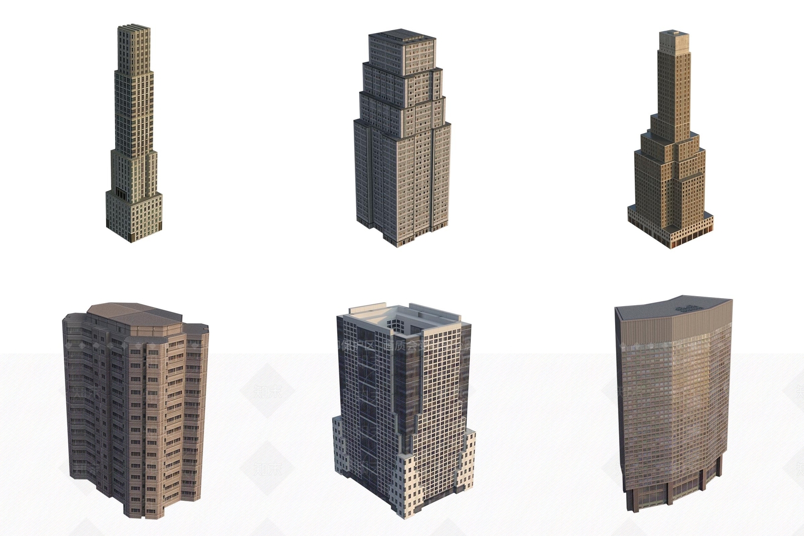 欧式现代其他商业建筑3D模型下载【ID:1172811418】