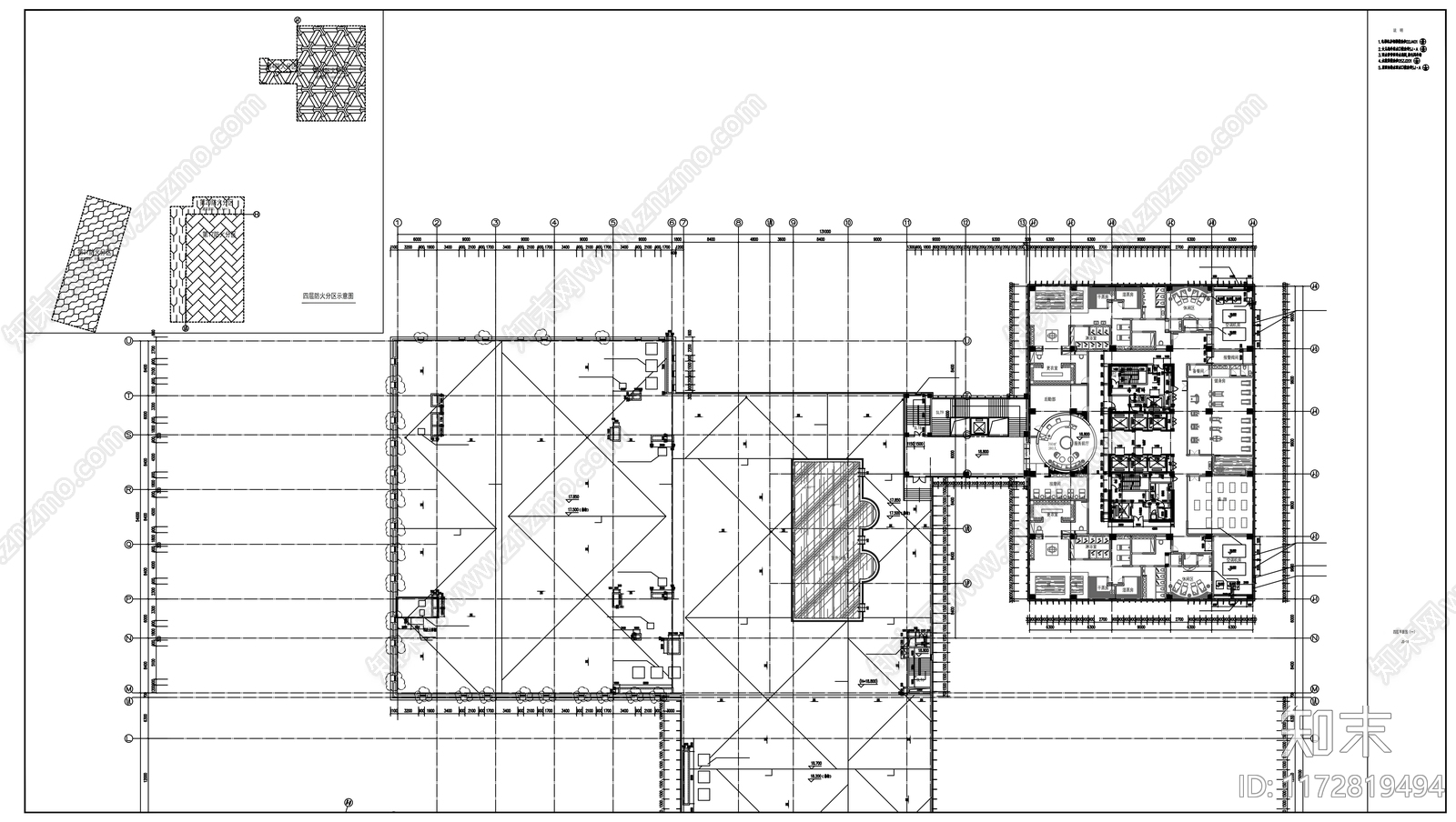 现代酒店建筑施工图下载【ID:1172819494】