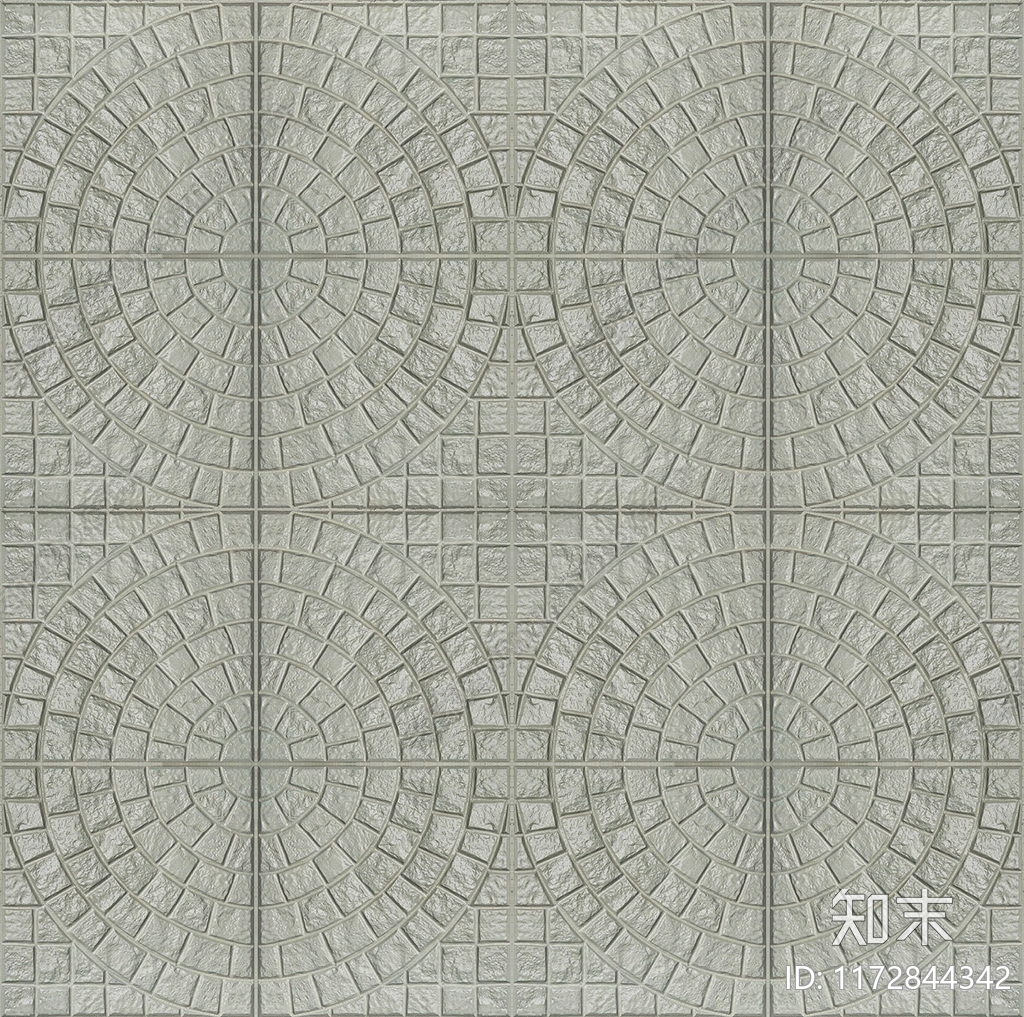 现代新中式广场砖贴图下载【ID:1172844342】