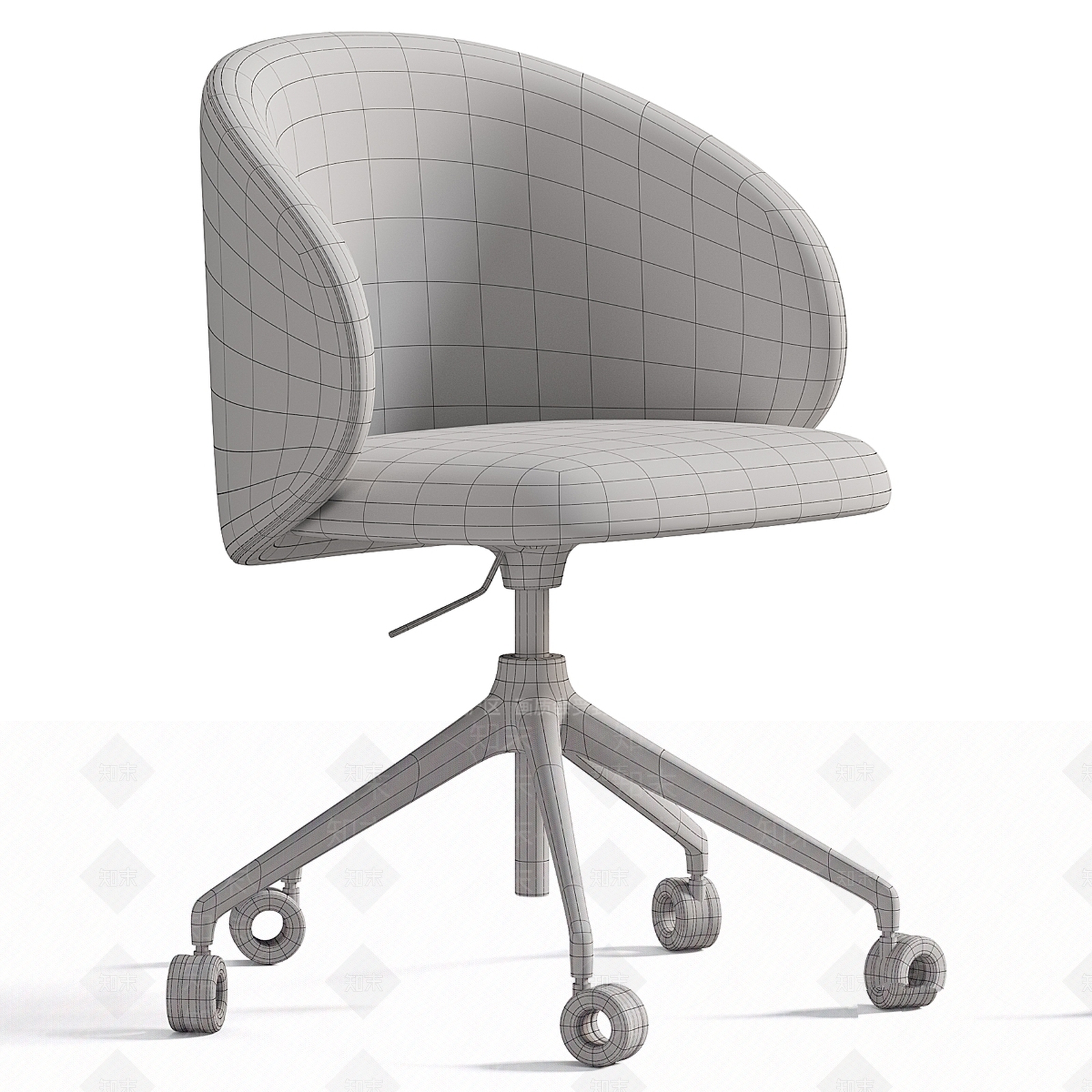 办公桌椅3D模型下载【ID:1172847237】