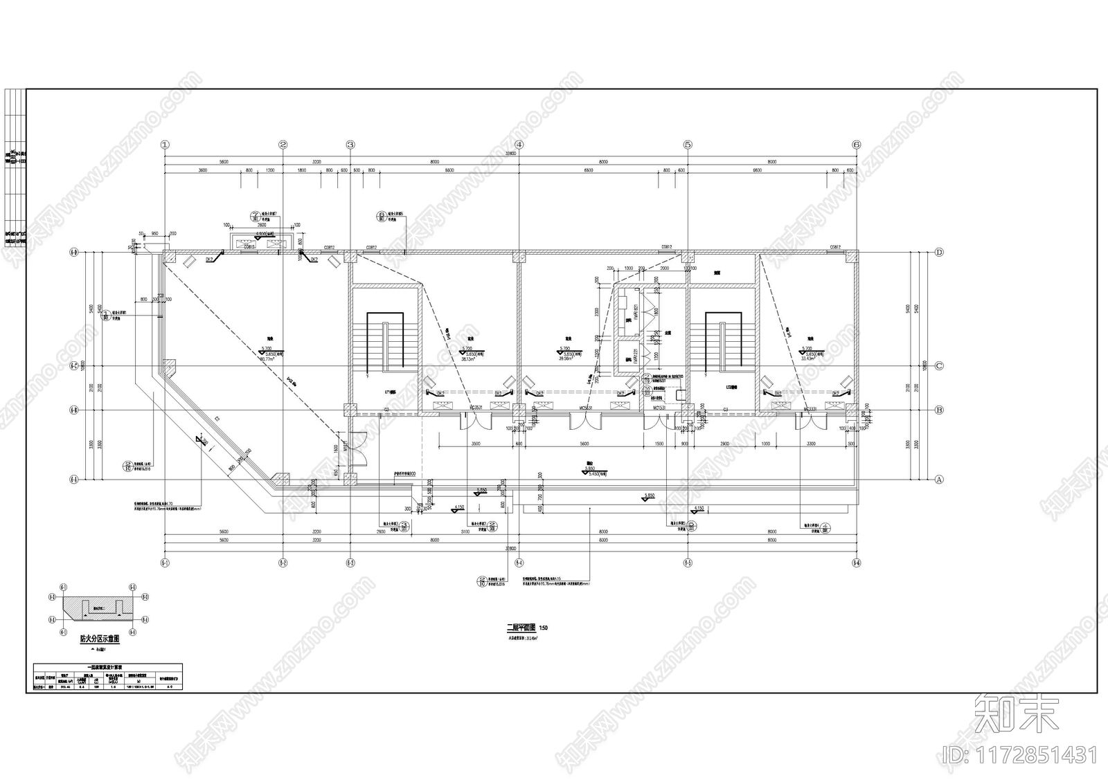 现代商业街施工图下载【ID:1172851431】