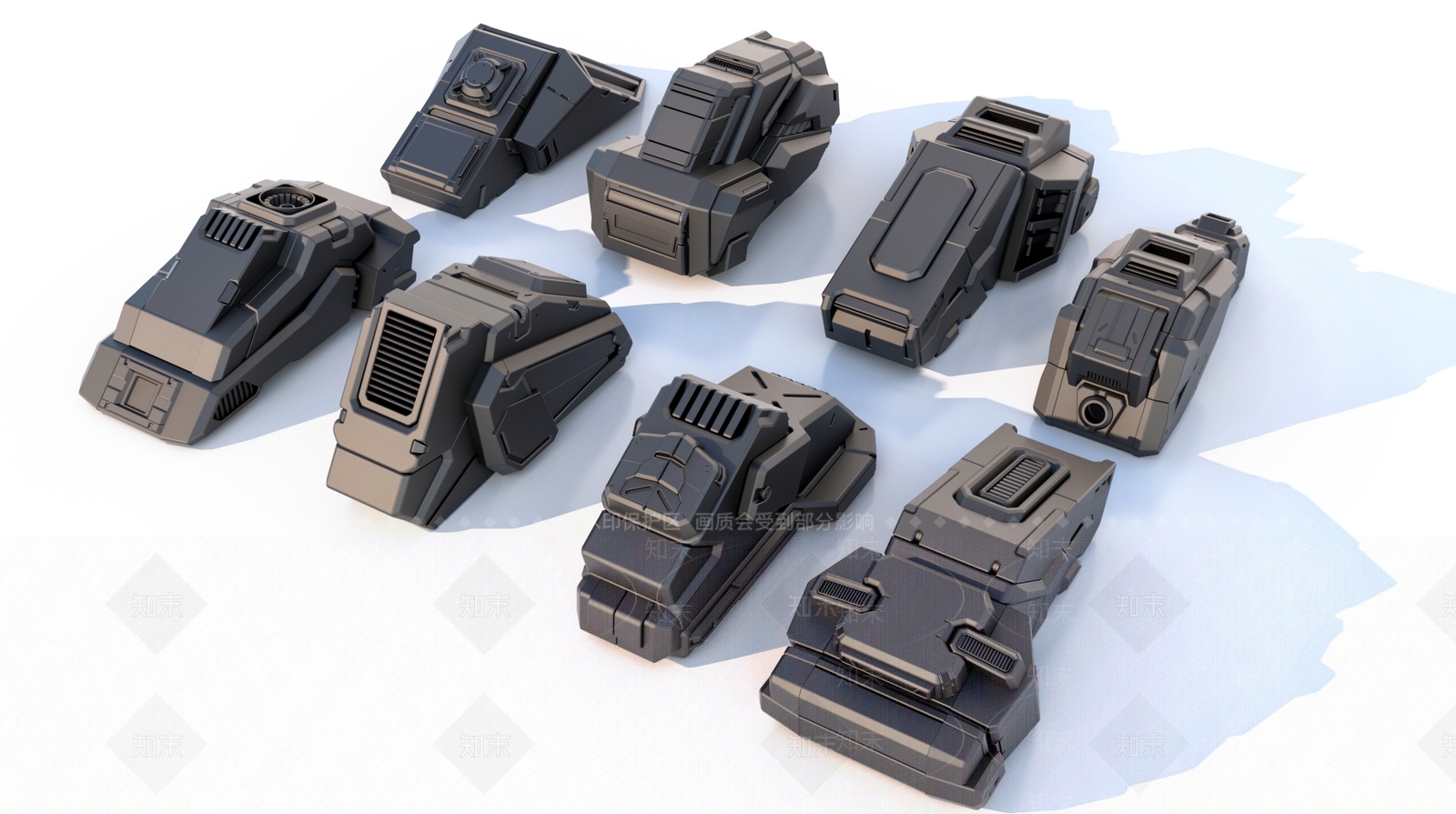 公用器材3D模型下载【ID:1172854662】
