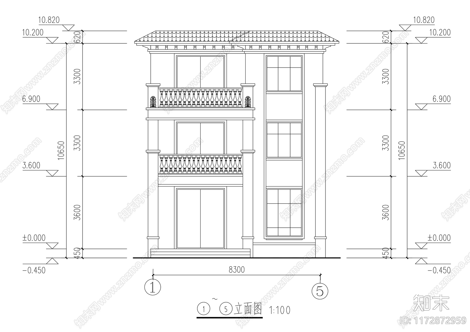 建筑平面图施工图下载【ID:1172872959】