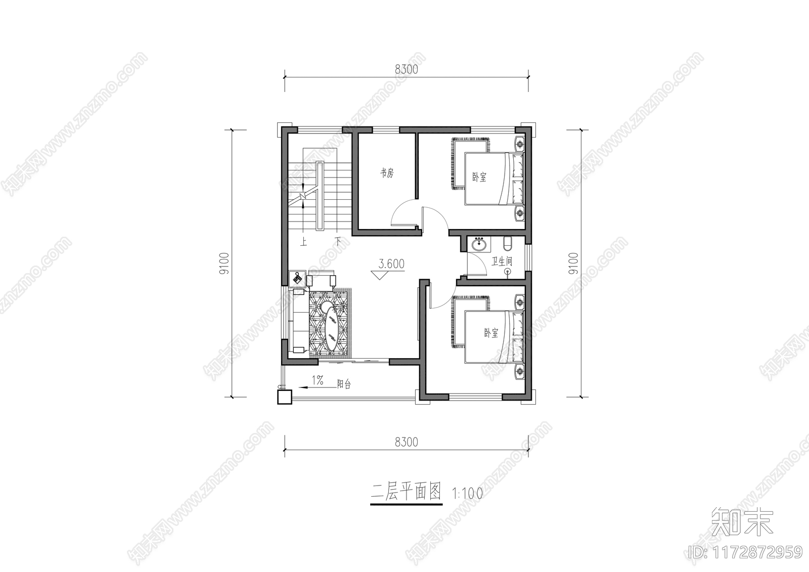 建筑平面图施工图下载【ID:1172872959】