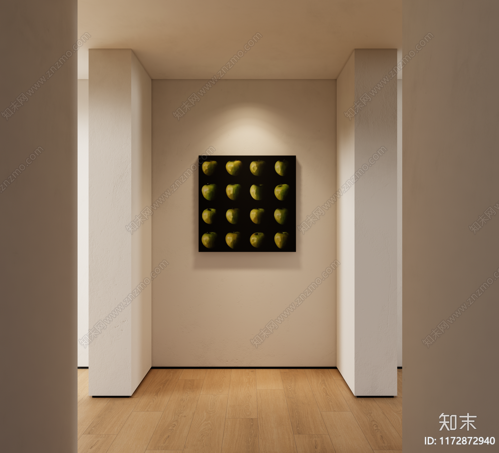 现代挂画3D模型下载【ID:1172872940】