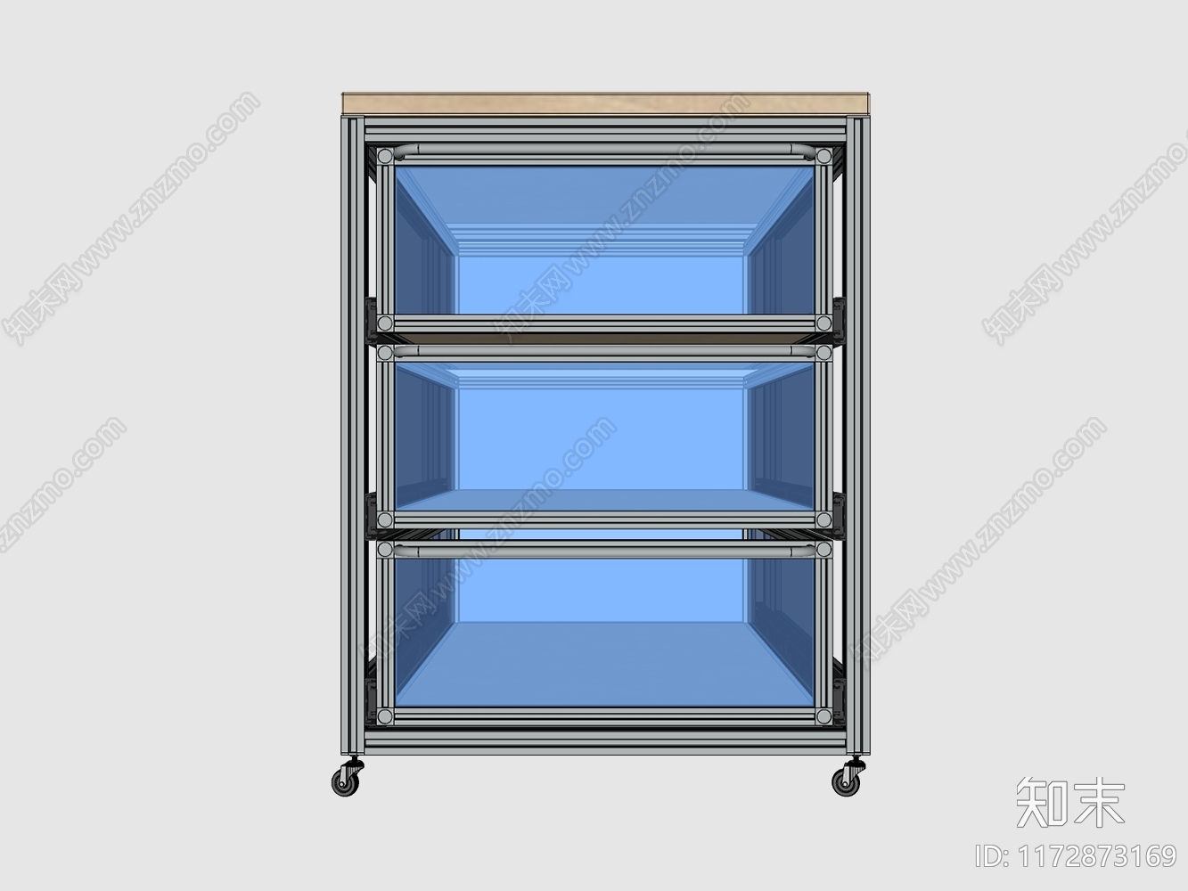 极简工业储物柜SU模型下载【ID:1172873169】