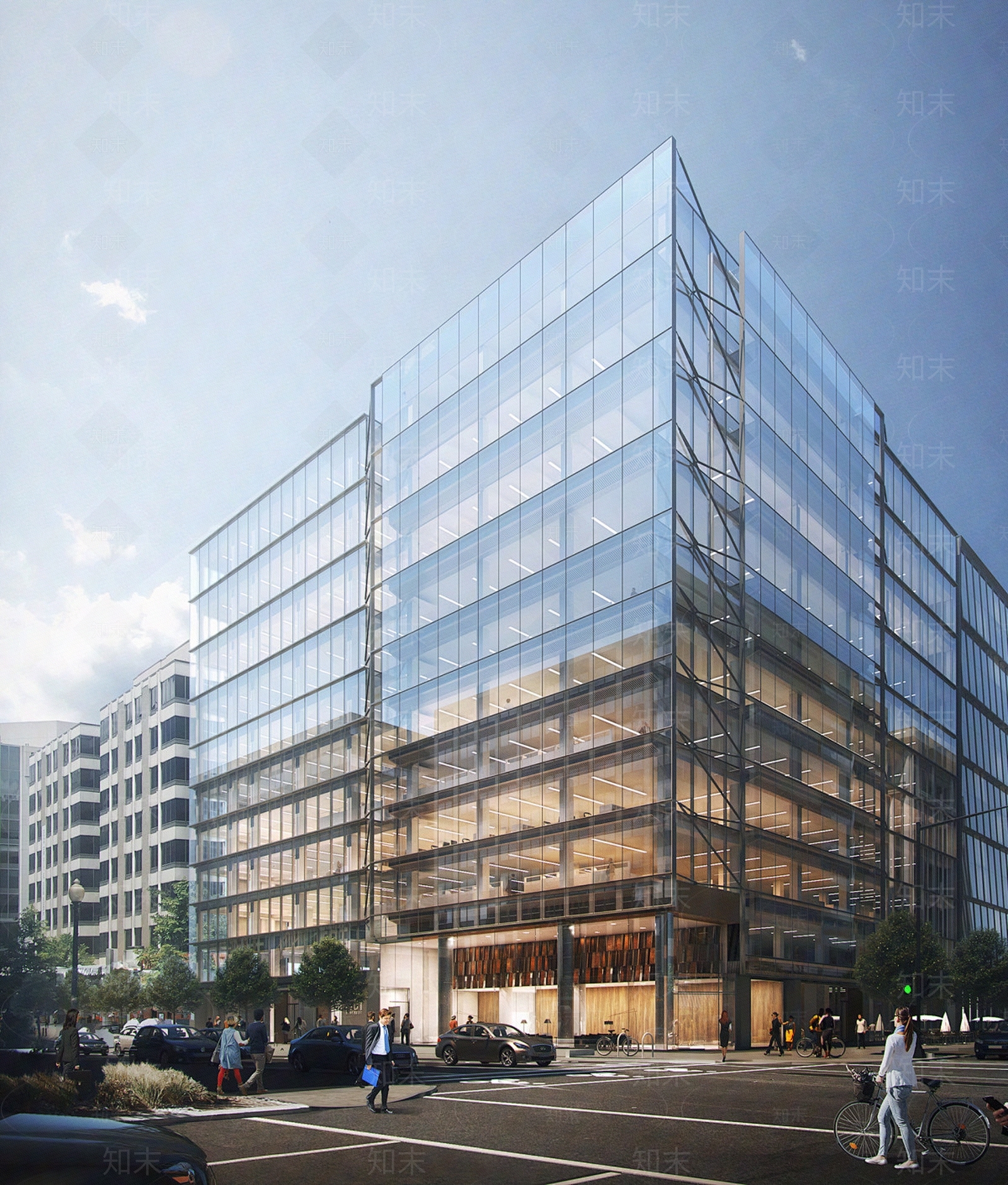 现代外立面贴图下载【ID:1172886682】