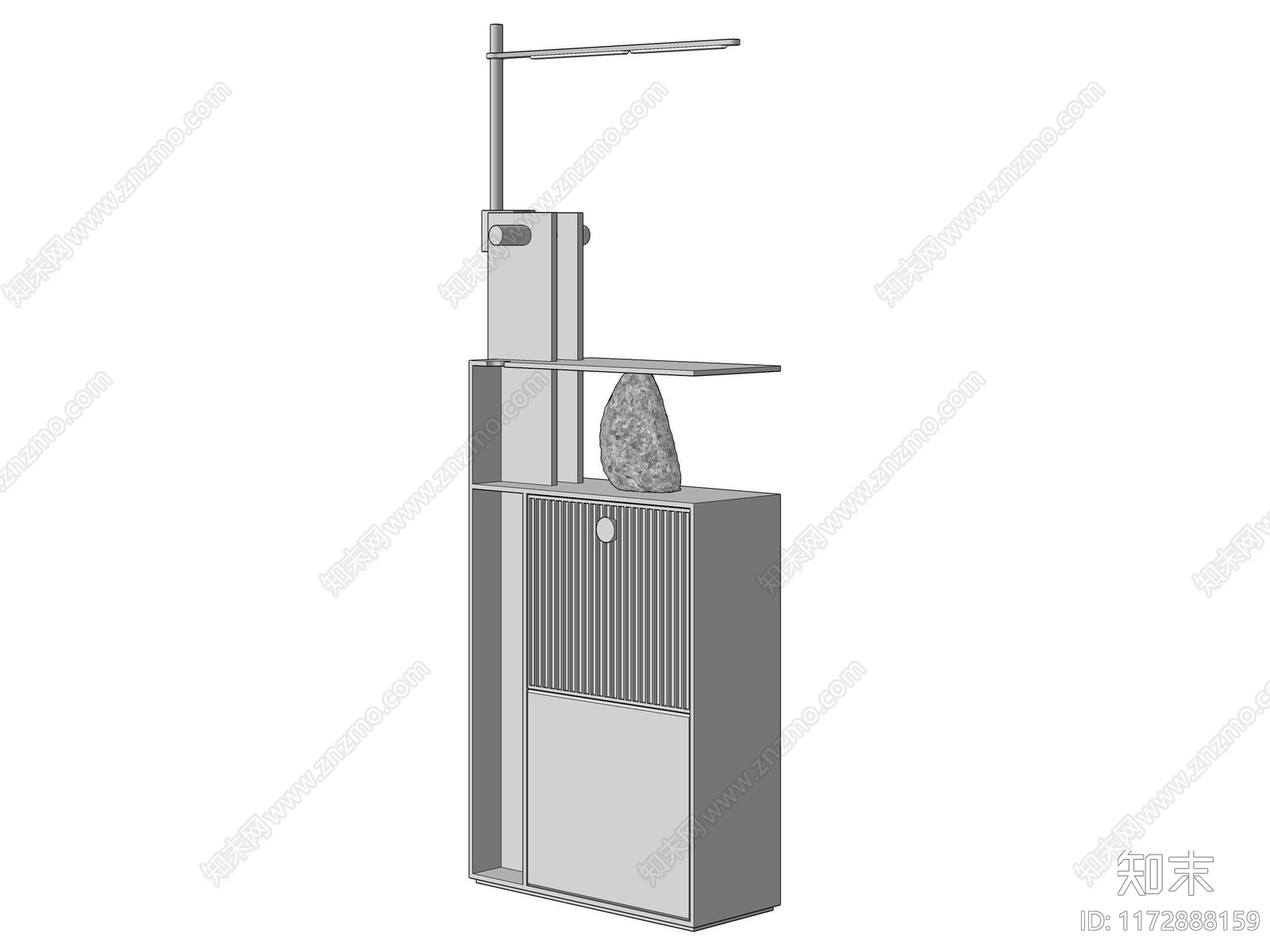 现代工业边几SU模型下载【ID:1172888159】